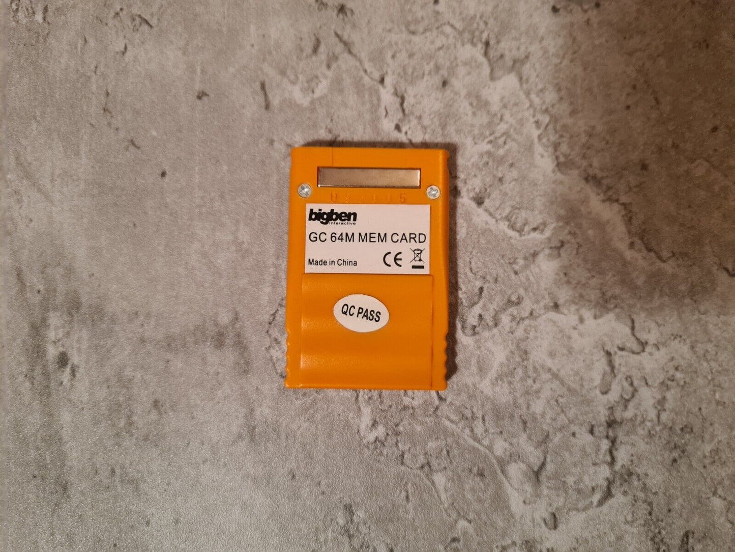 Nintendo Gamecube Memory Card 64 MB BigBen Orange - T-Retro-Games