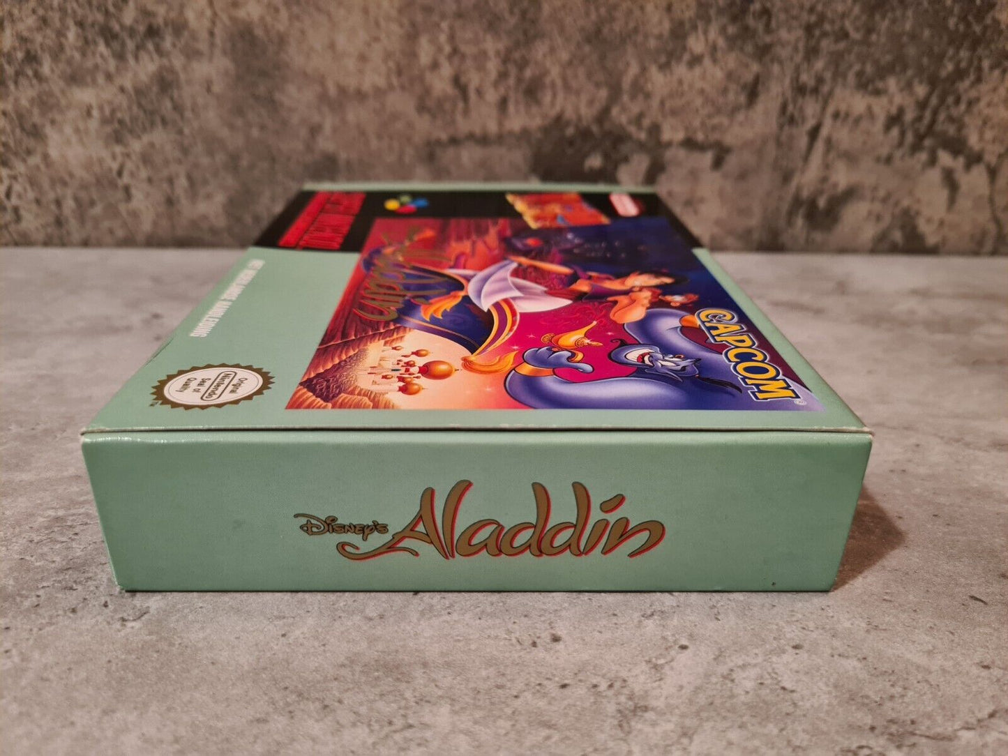 SNES Super Nintendo Disney's Aladdin mit OVP und Anleitung HOL - T-Retro-Games