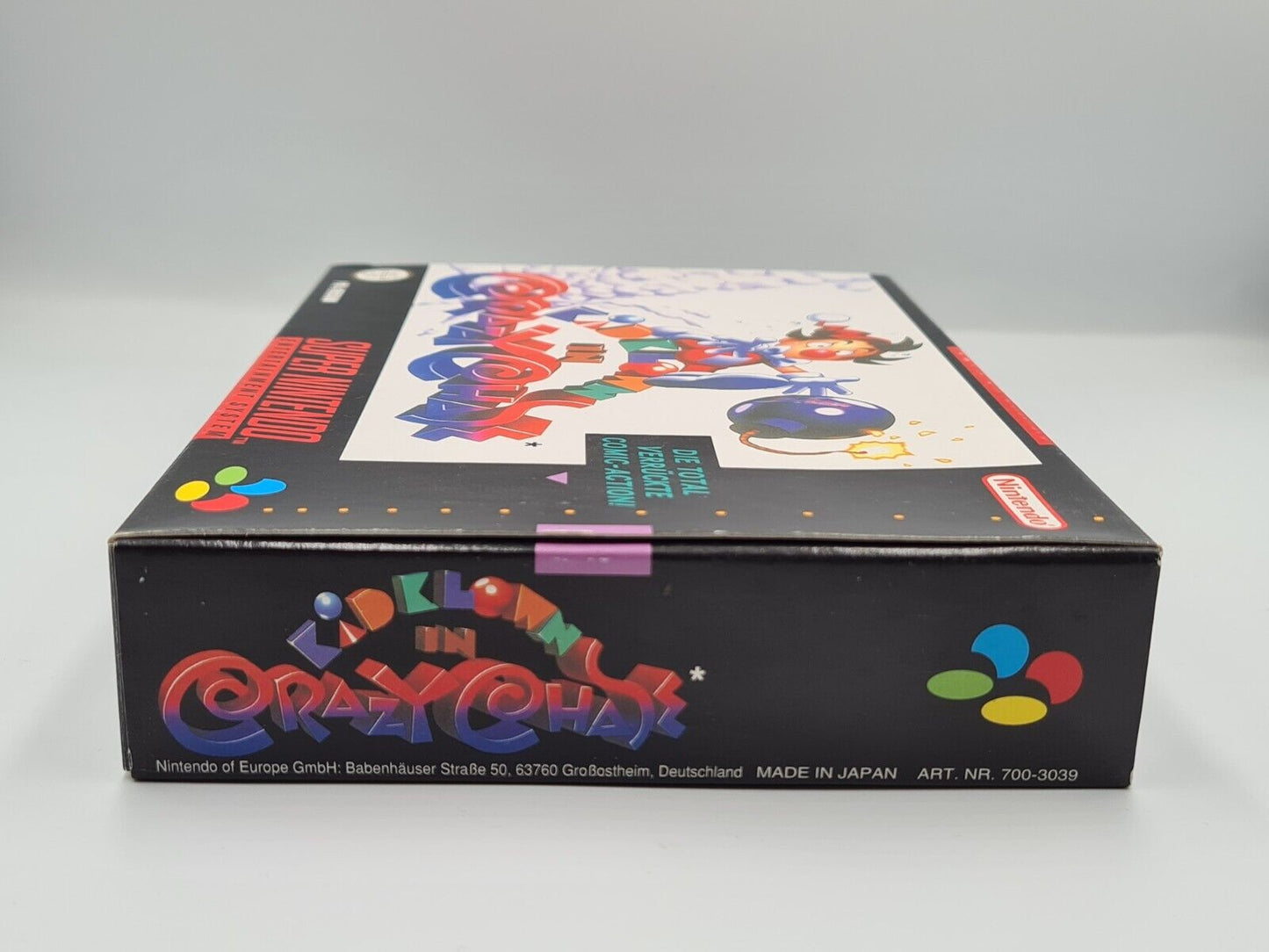 SNES Super Nintendo Kid Klown in Crazy Chase New Old Stock Neu unbenutzt - T-Retro-Games