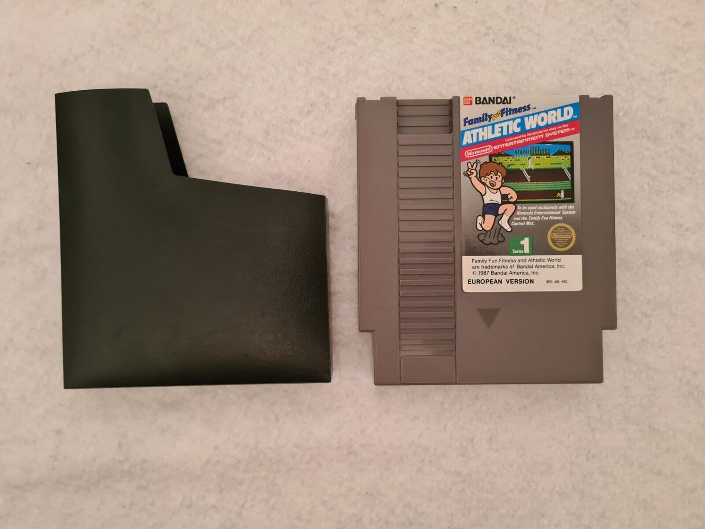 Nintendo NES Fitness Center OVP Athletic World - T-Retro-Games