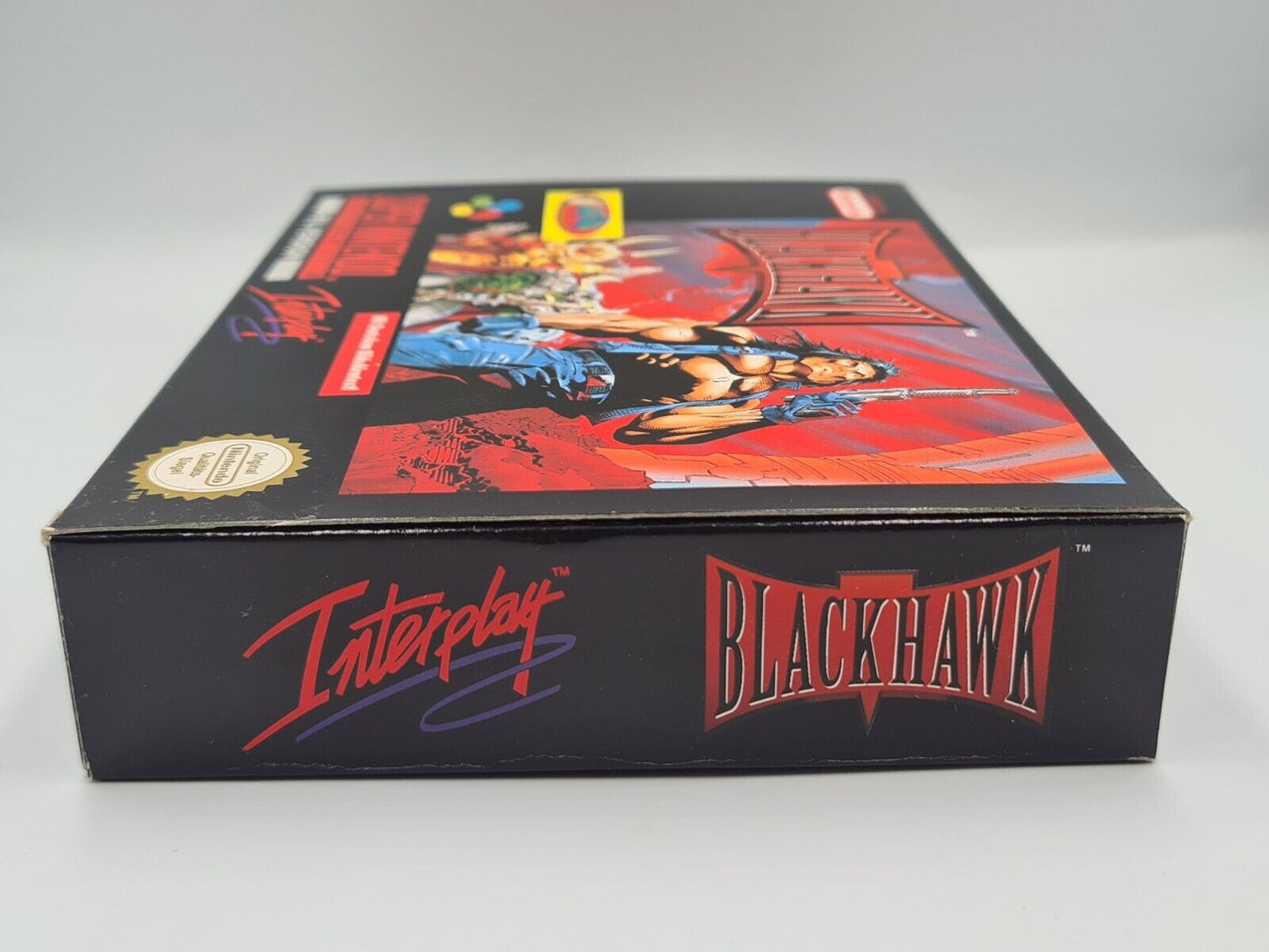 SNES Super Nintendo BlackHawk mit OVP und Anleitung NOE - T-Retro-Games