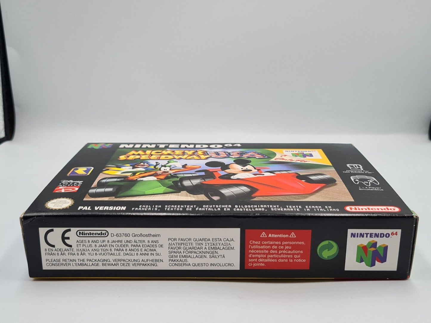 N64 Nintendo 64 Mickey's Speedway USA New Old Stock Neu unbenutzt EUR - T-Retro-Games