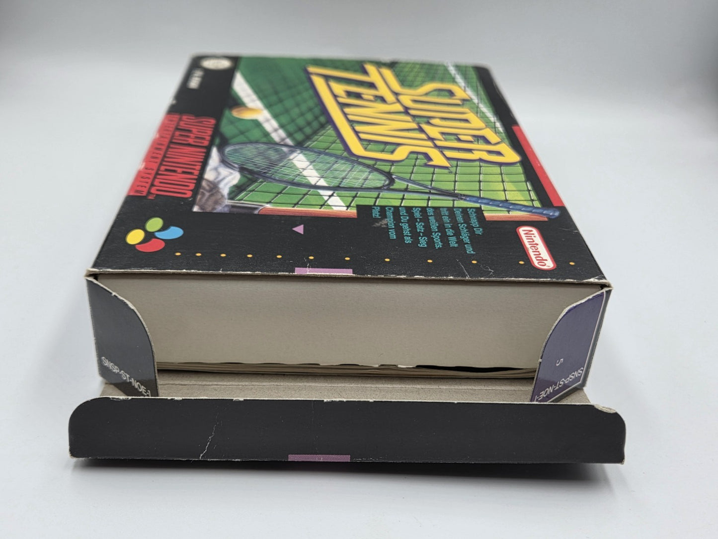 SNES Super Nintendo Super Tennis mit OVP und Anleitung NOE