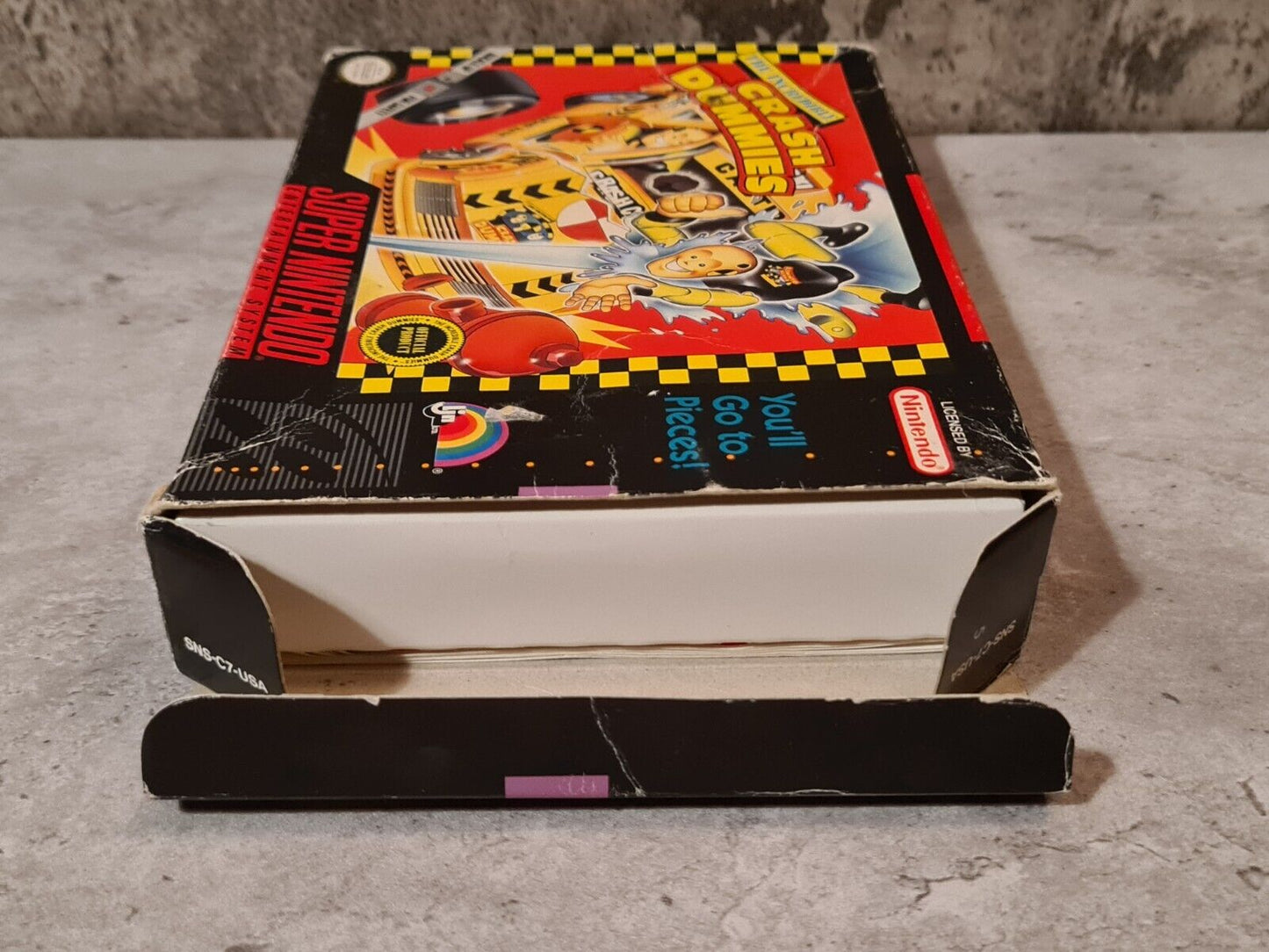 SNES Super Nintendo The Incredible Crash Dummies mit OVP und Anleitung NTSC USA - T-Retro-Games