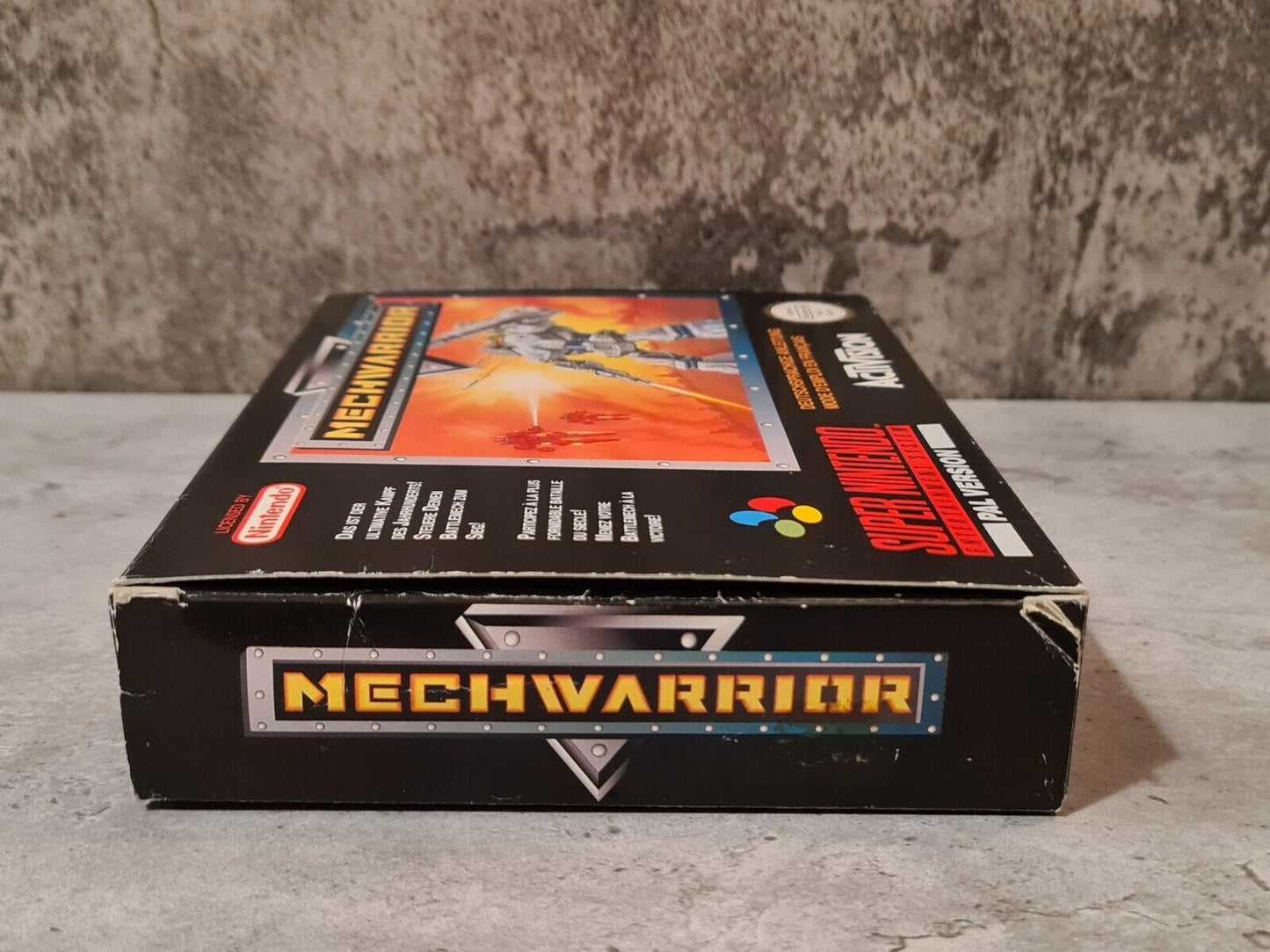 SNES Super Nintendo Mechwarrior mit OVP und Anleitung FRG/SFRG - T-Retro-Games