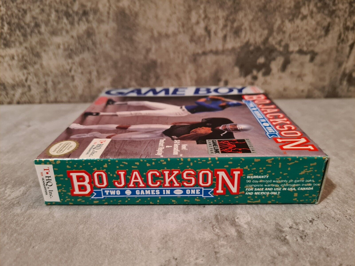 Nintendo Game Boy Classic Bo Jackson Two Games in One mit OVP und Anleitung USA - T-Retro-Games