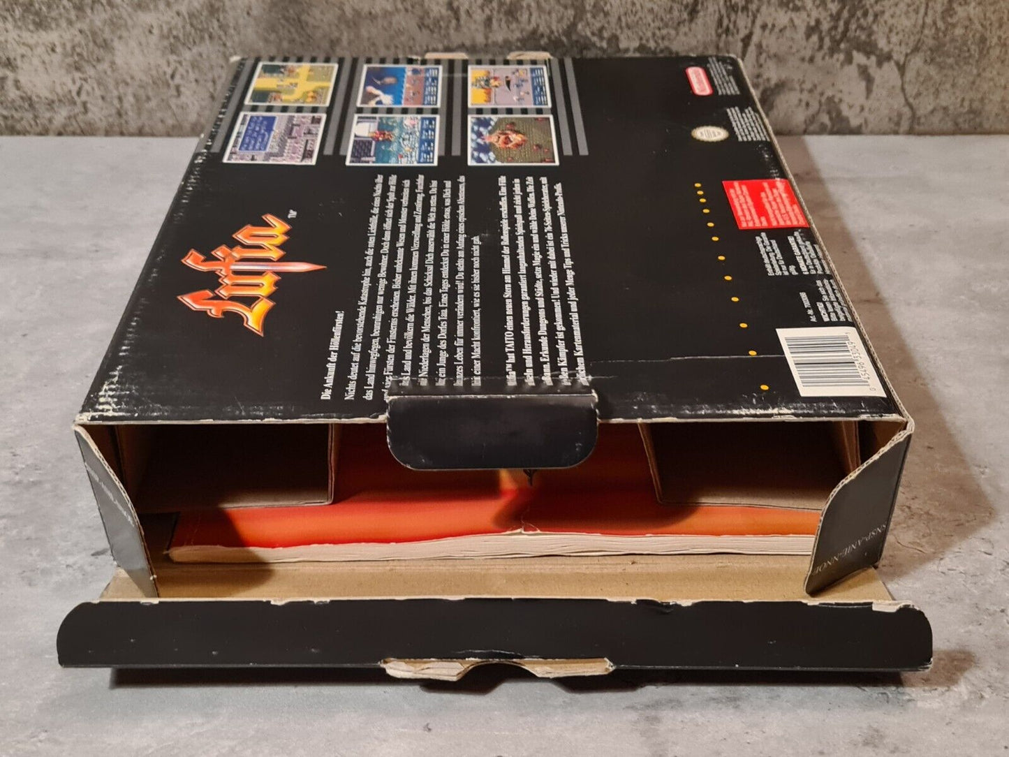 SNES Super Nintendo Lufia mit OVP und Spieleberater NOE Big Box - T-Retro-Games