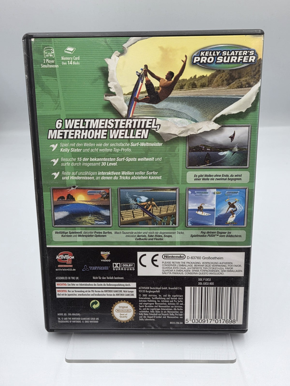 Nintendo GameCube Kelly Slater's Pro Surfer mit OVP und Anleitung NOE