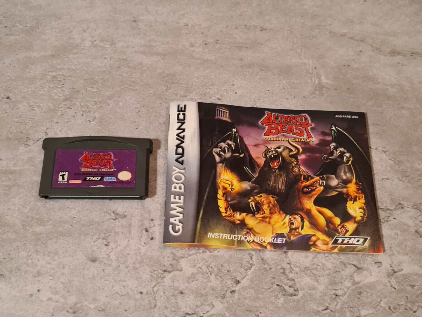 Nintendo Game Boy Advance Altered Beast mit OVP und Anleitung + Poster USA - T-Retro-Games