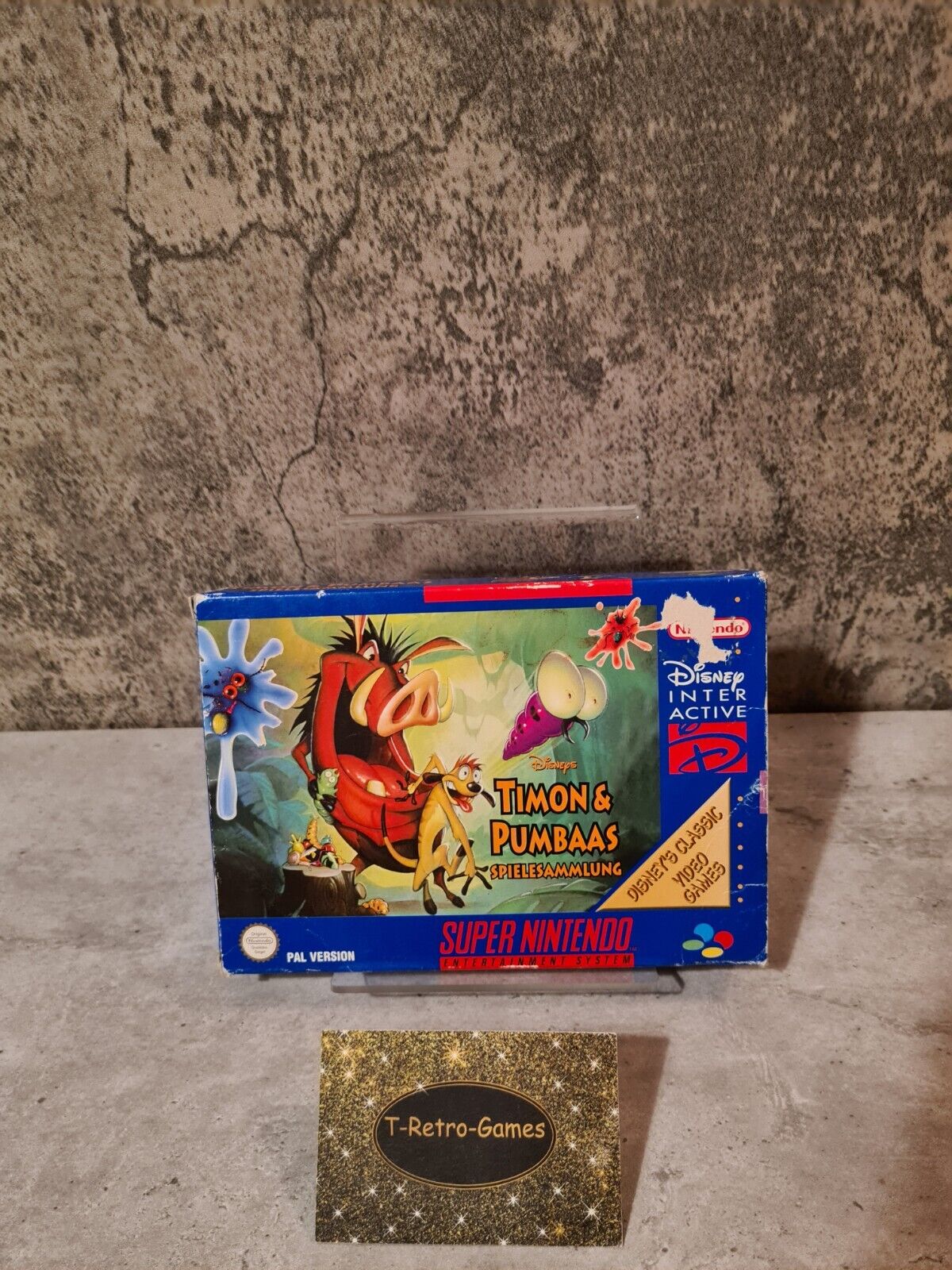 Super Nintendo Disney's Timon & Pumbaas Spielesammlung mit OVP und Anleitung NOE - T-Retro-Games