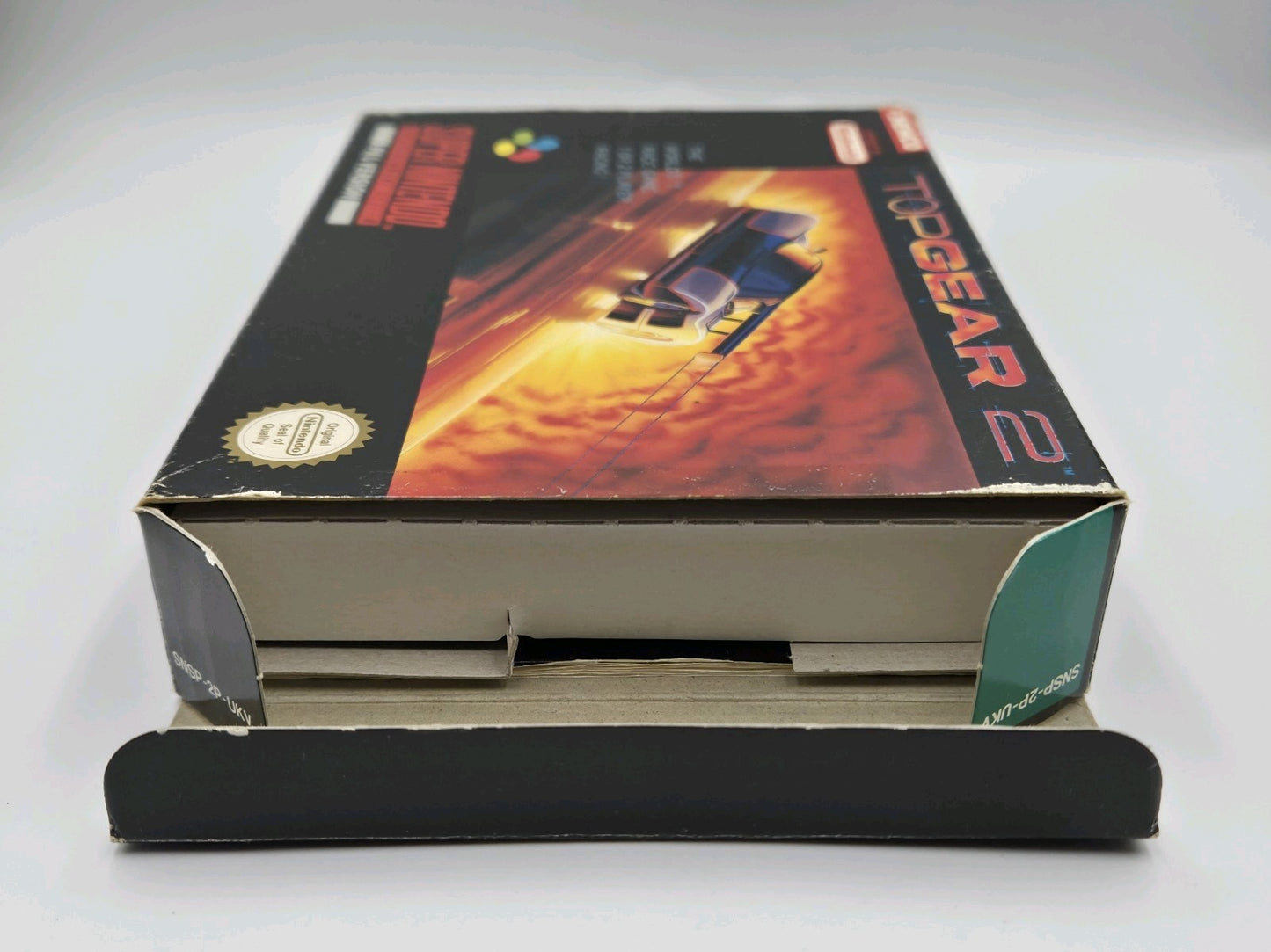 SNES Super Nintendo TopGear2 mit OVP und Anleitung UKV