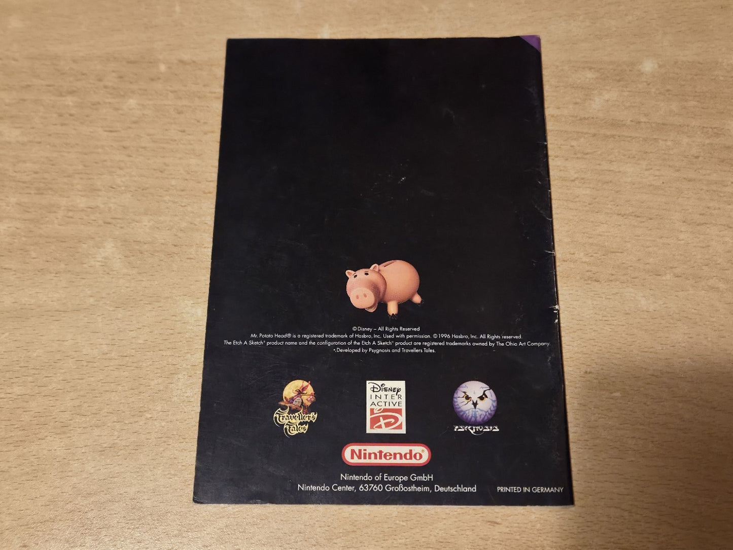 SNES Super Nintendo Disney's Toy Story Spielanleitung Instruction Booklet NOE