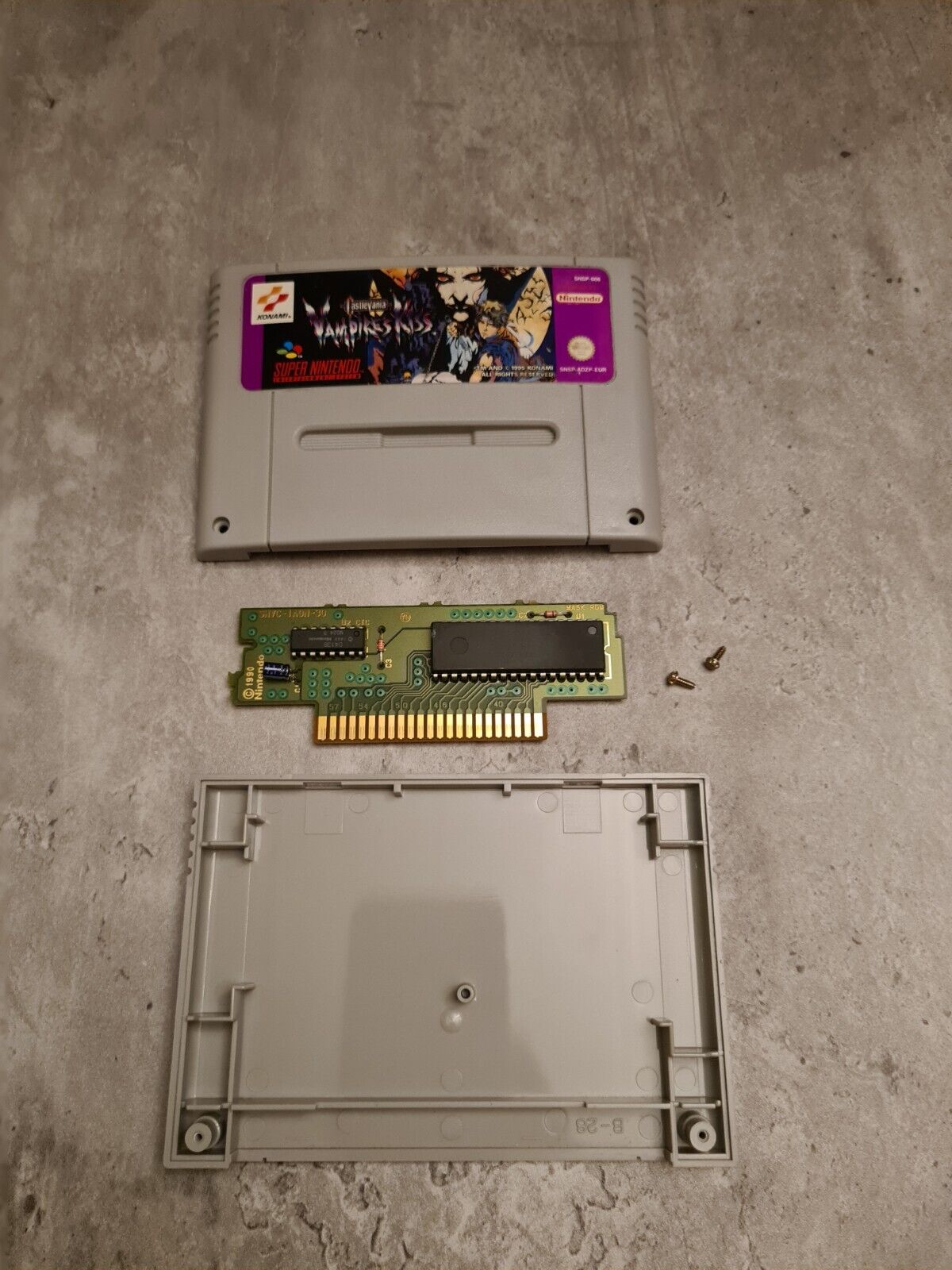SNES Super Nintendo Castlevania Vampires Kiss Modul EUR - T-Retro-Games