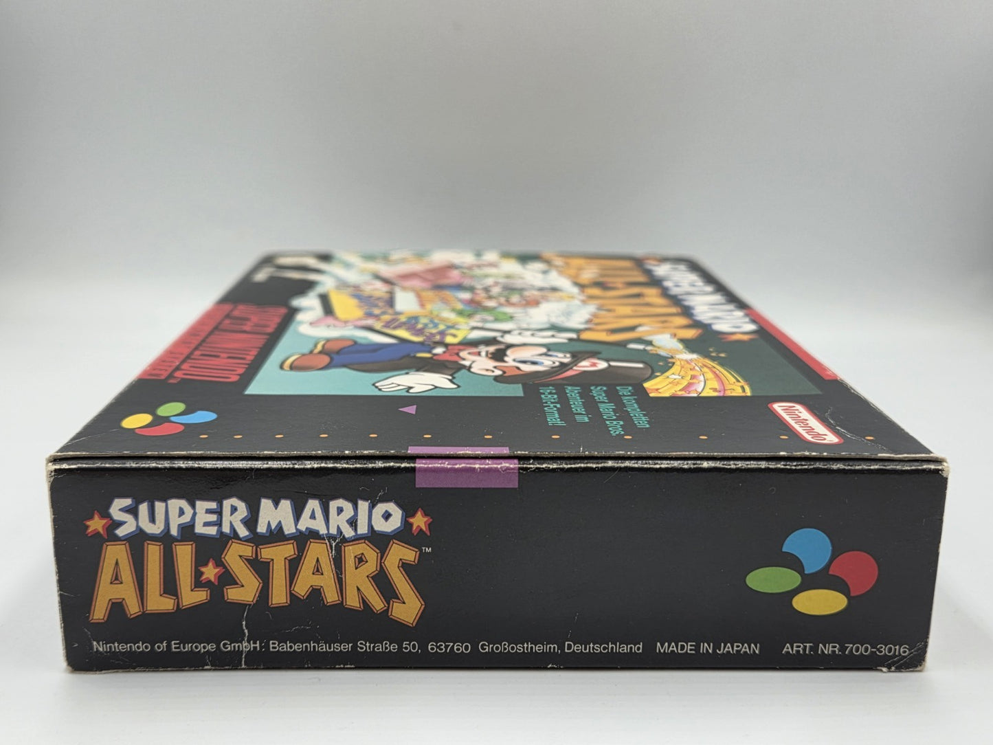 SNES Super Nintendo Super Mario Allstars mit OVP und Anleitung NOE
