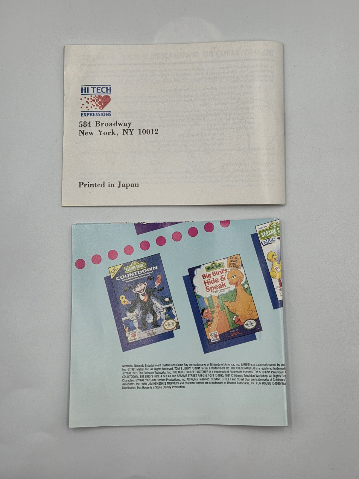 Nintendo Game Boy Classic Spiel Tom & Jerry mit OVP und Anleitung USA