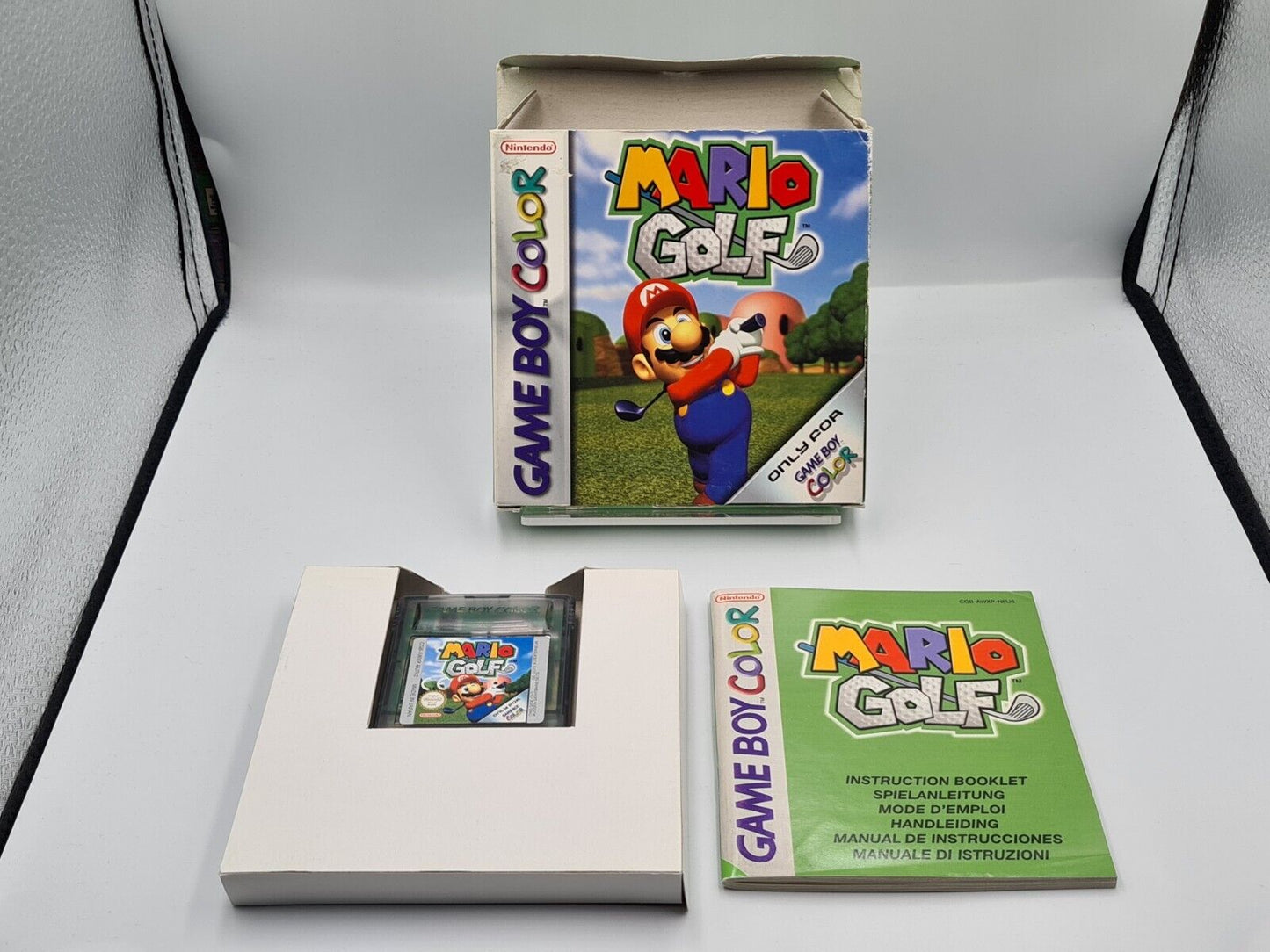Nintendo Game Boy Color Mario Golf mit OVP und Anleitung EUR - T-Retro-Games