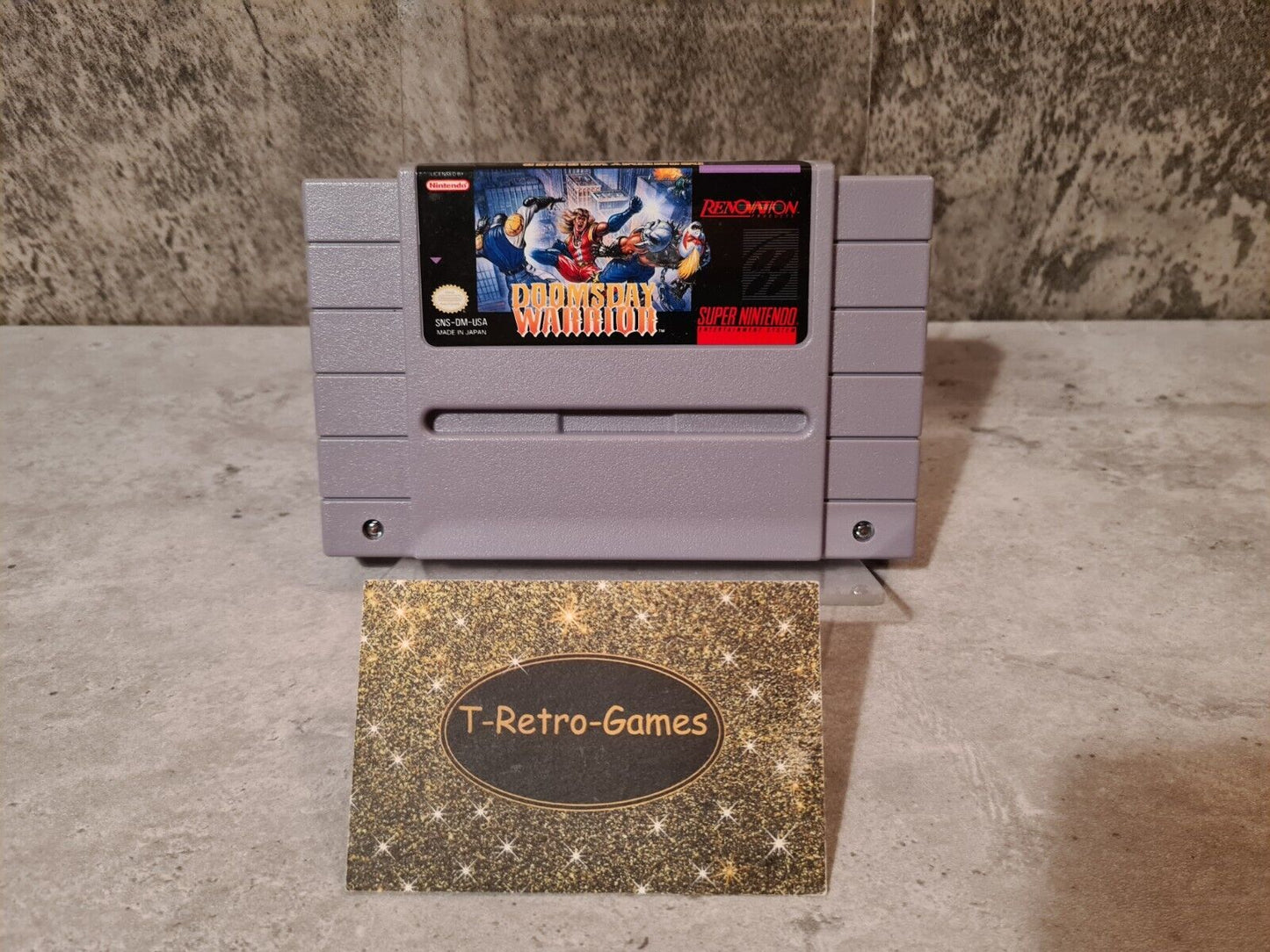 SNES Super Nintendo Doomsday Warrior NTSC USA Modul - T-Retro-Games
