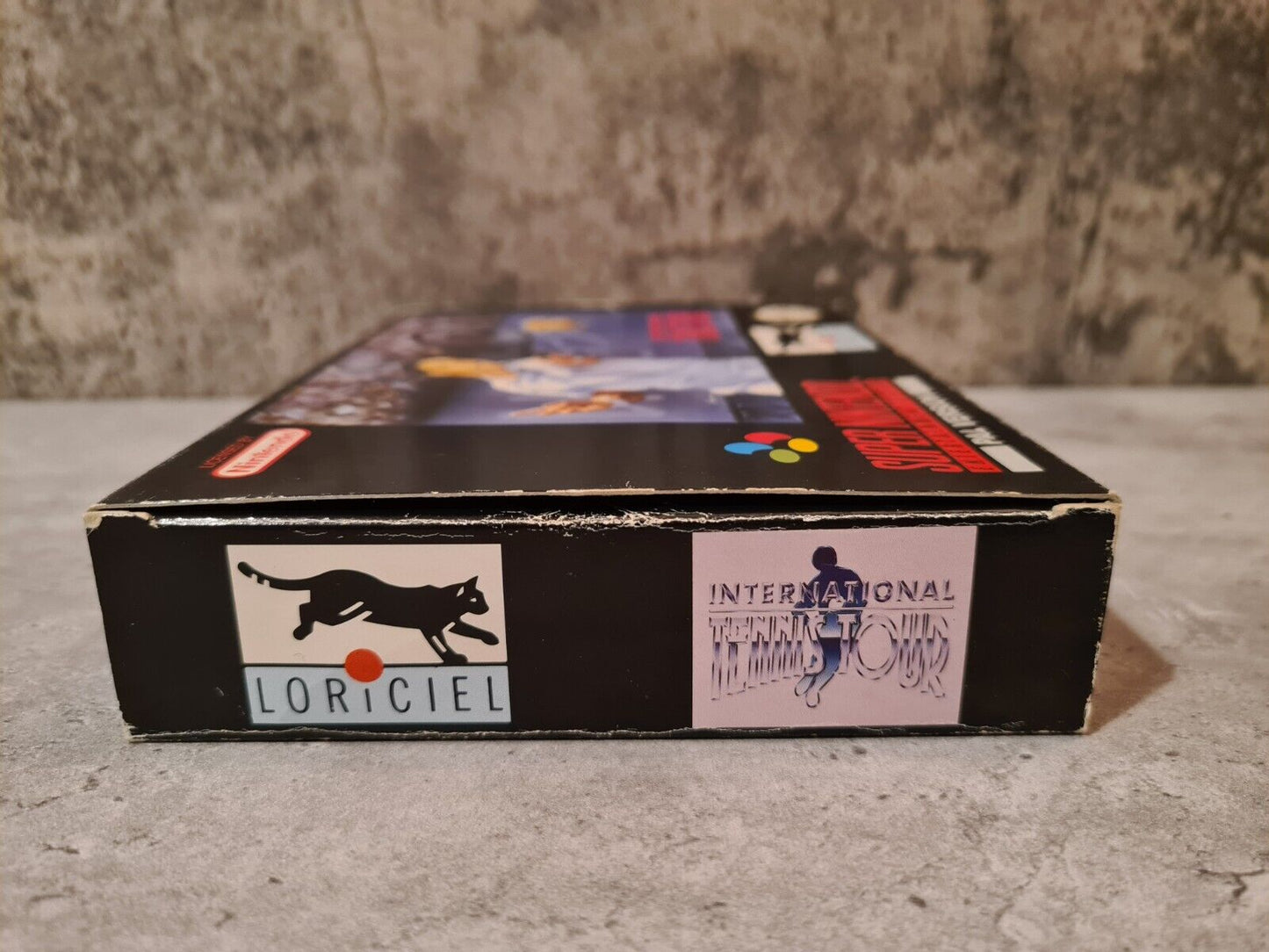 SNES Super Nintendo International Tennis Tour mit OVP und Anleitung UKV - T-Retro-Games