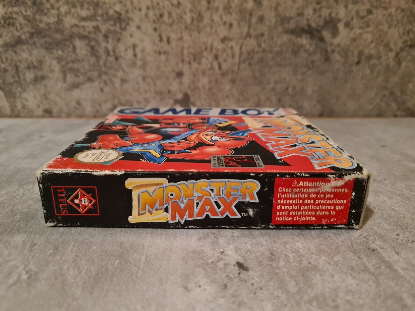 Nintendo Game Boy Classic Monster Max mit OVP und Anleitung FRG - T-Retro-Games