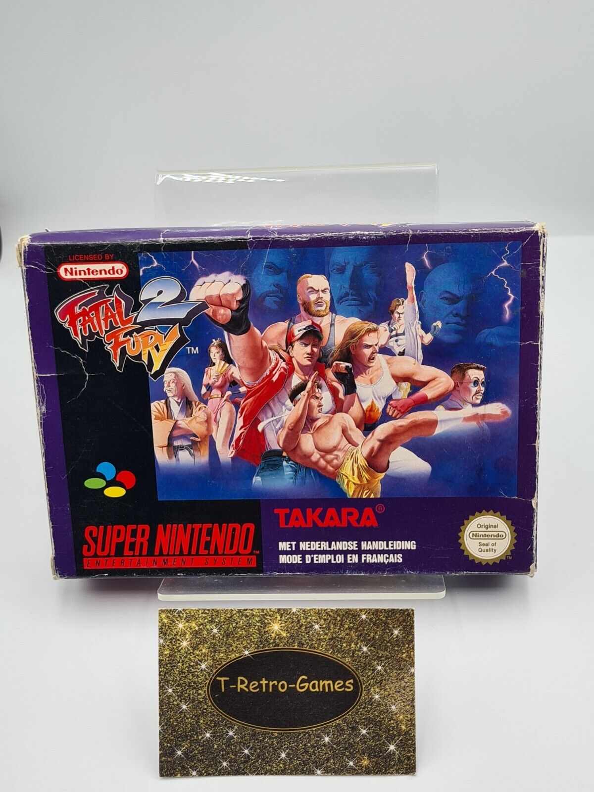SNES Super Nintendo Fatal Fury 2 mit OVP und Anleitung FAH - T-Retro-Games
