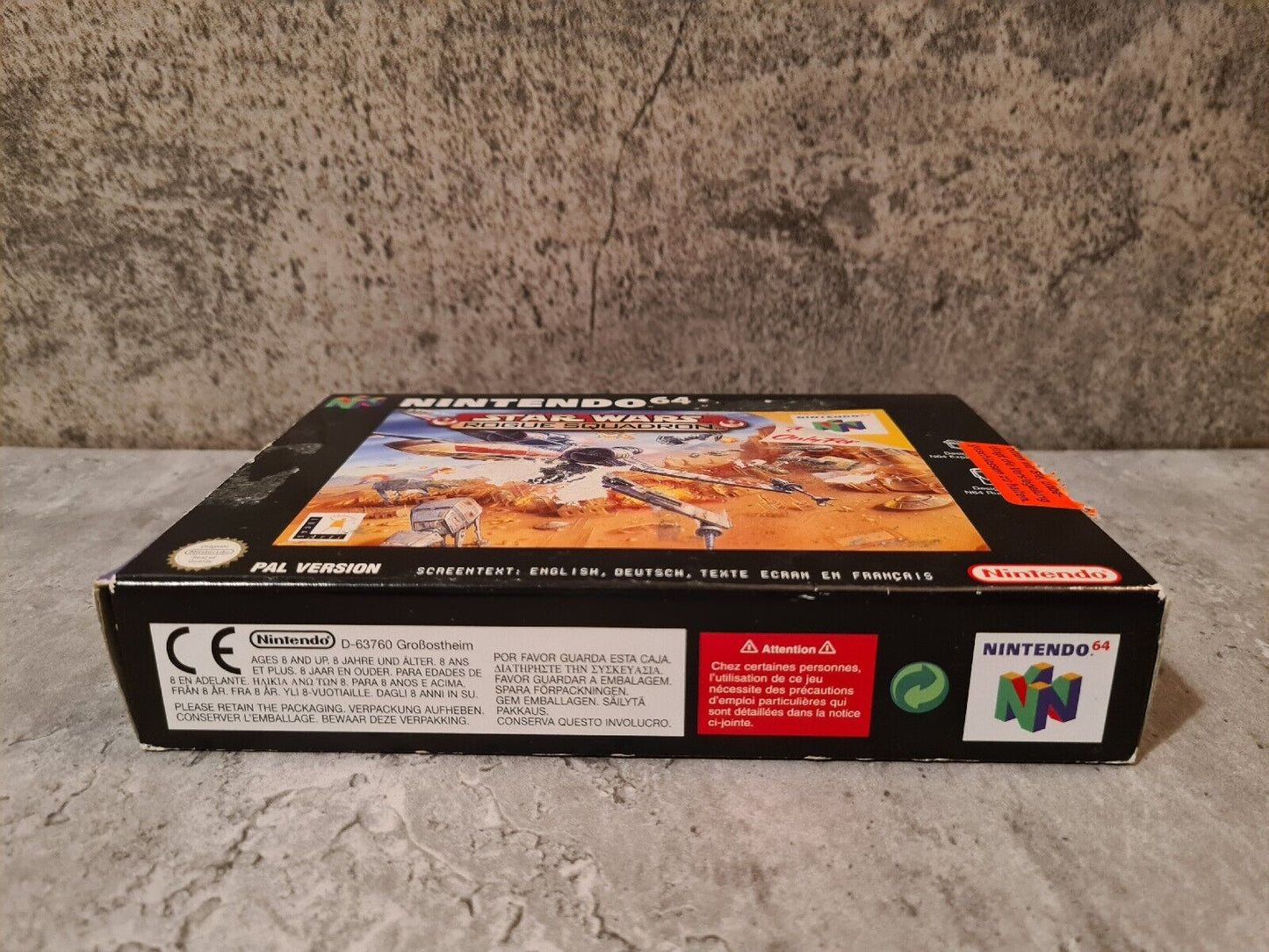 N64 Nintendo 64 Star Wars Rogue Squadron mit OVP und Anleitung EUR - T-Retro-Games