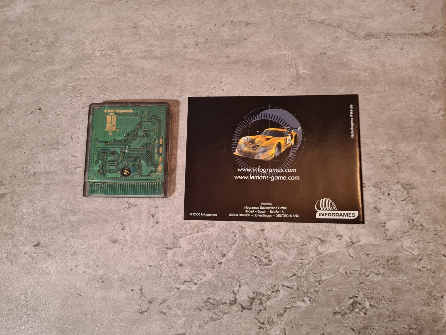 Gameboy Color Spiel Die 24 Stunden von Le Mans mit OVP und Anleitung NOE - T-Retro-Games