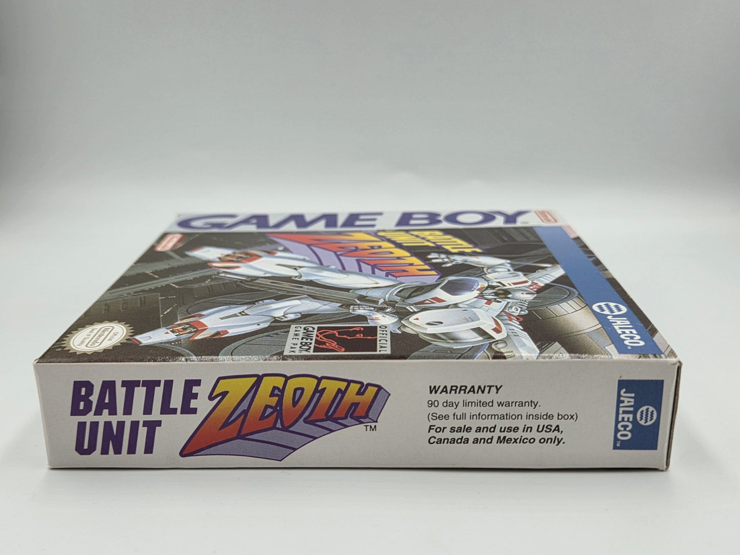 Nintendo Game Boy Classic Spiel Battle Unit Zeoth mit OVP und Anleitung USA