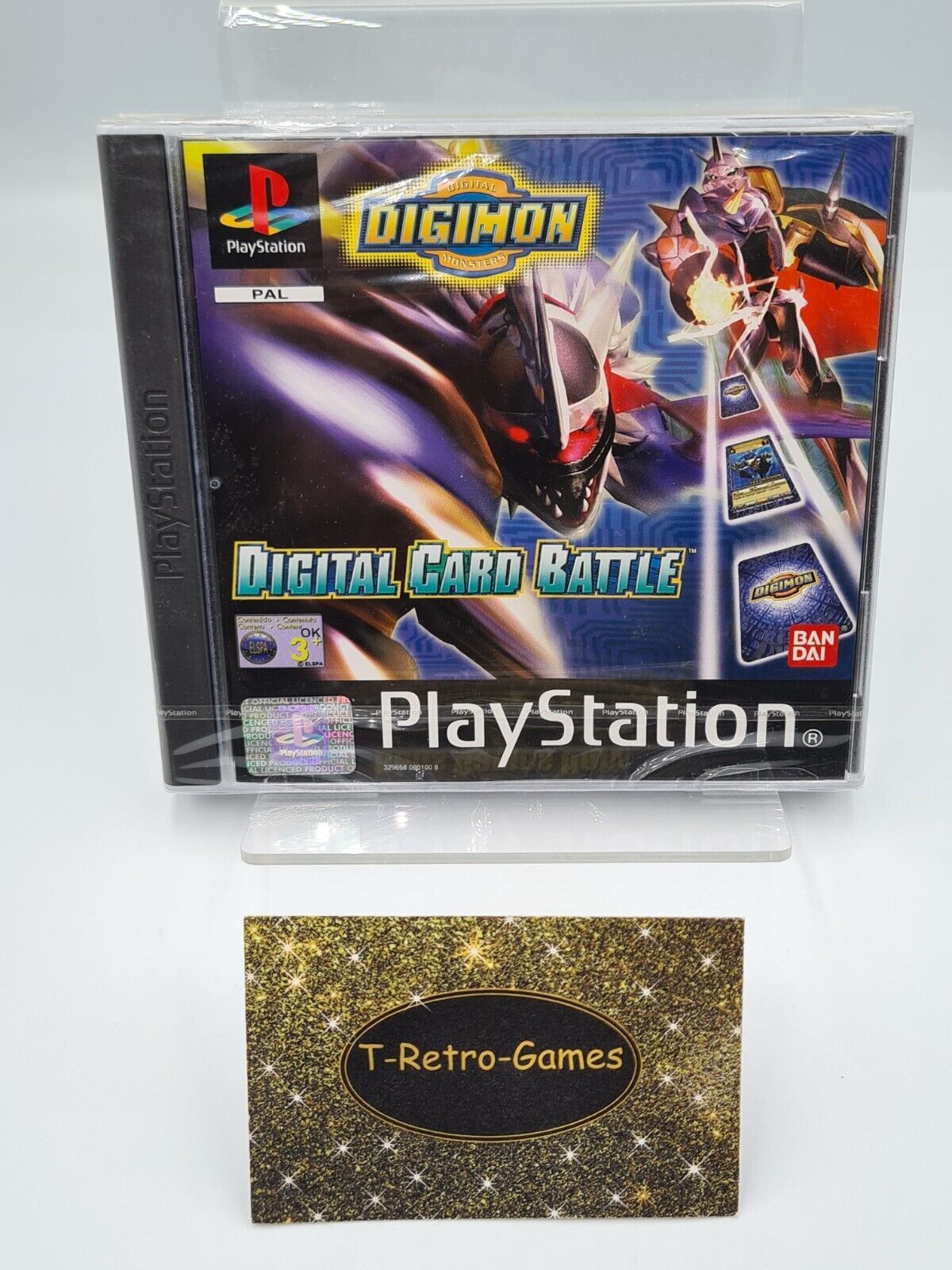 PS1 Playstation 1 Digimon Digital Card Battle Sealed Neu New Englisch - T-Retro-Games