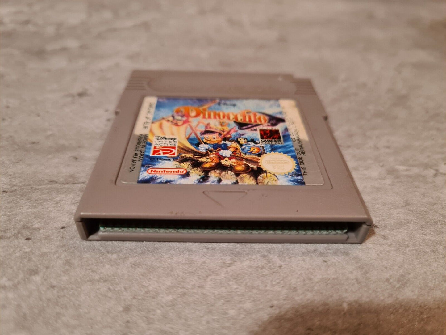 Game Boy Classic Spiel Disney's Pinocchio Modul EUR