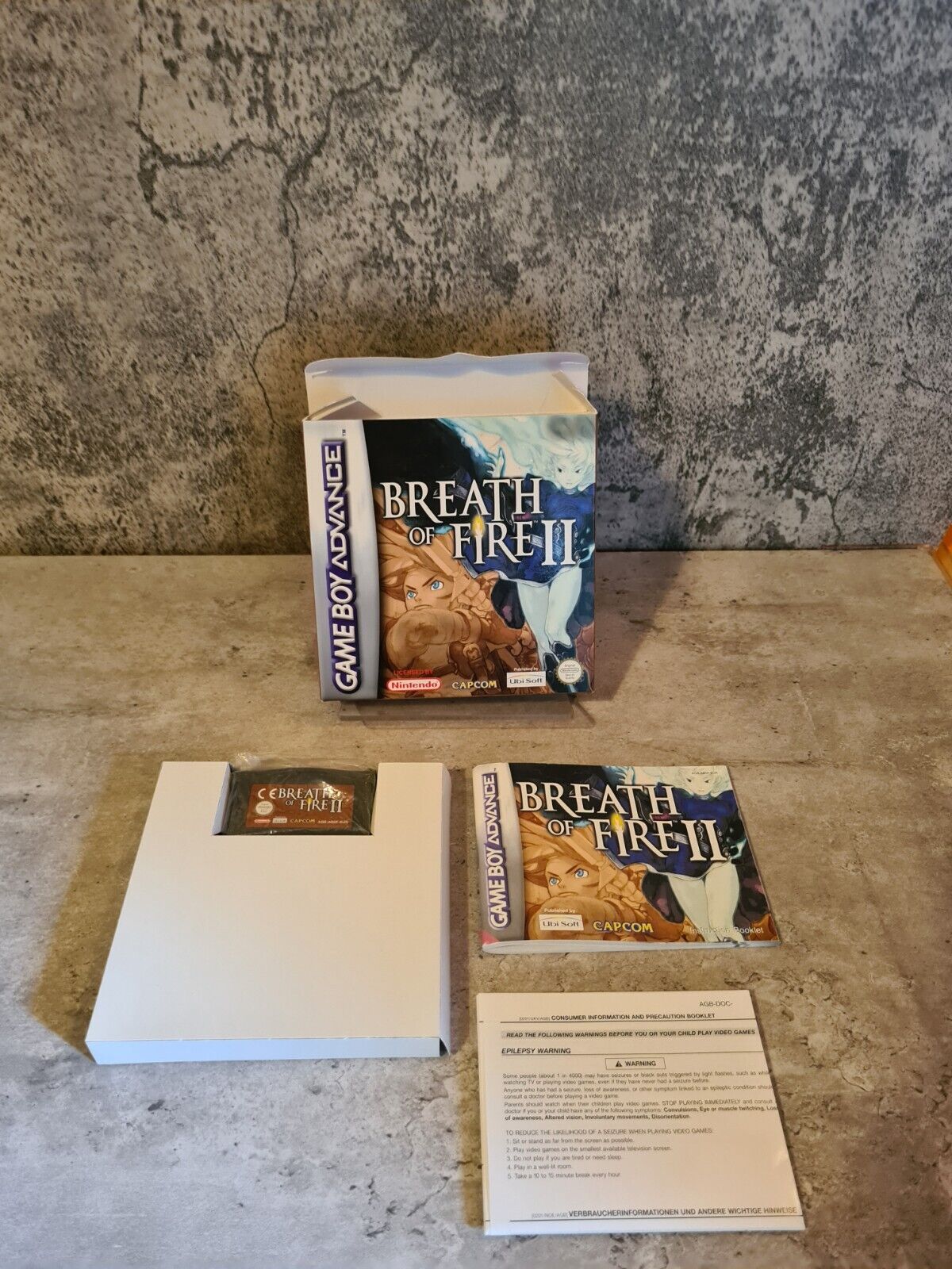 Nintendo Gameboy Advance Breath of Fire II mit OVP und Anleitung EUR - T-Retro-Games