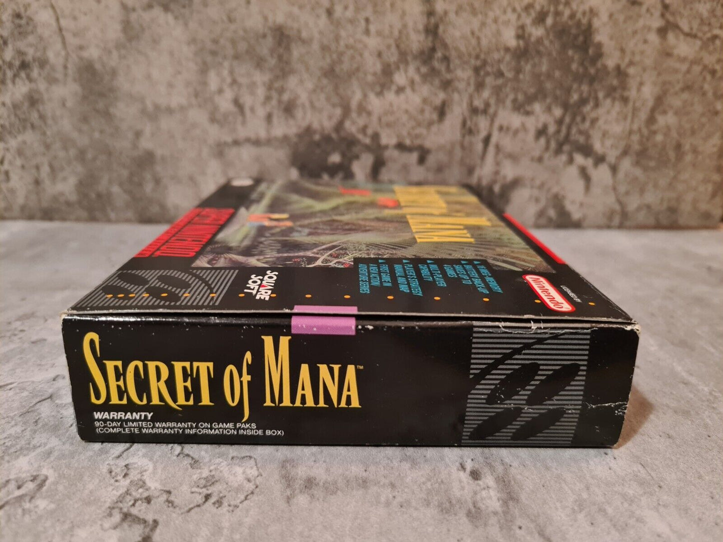 SNES Super Nintendo Secret of Mana mit OVP und Anleitung + Poster NTSC USA - T-Retro-Games