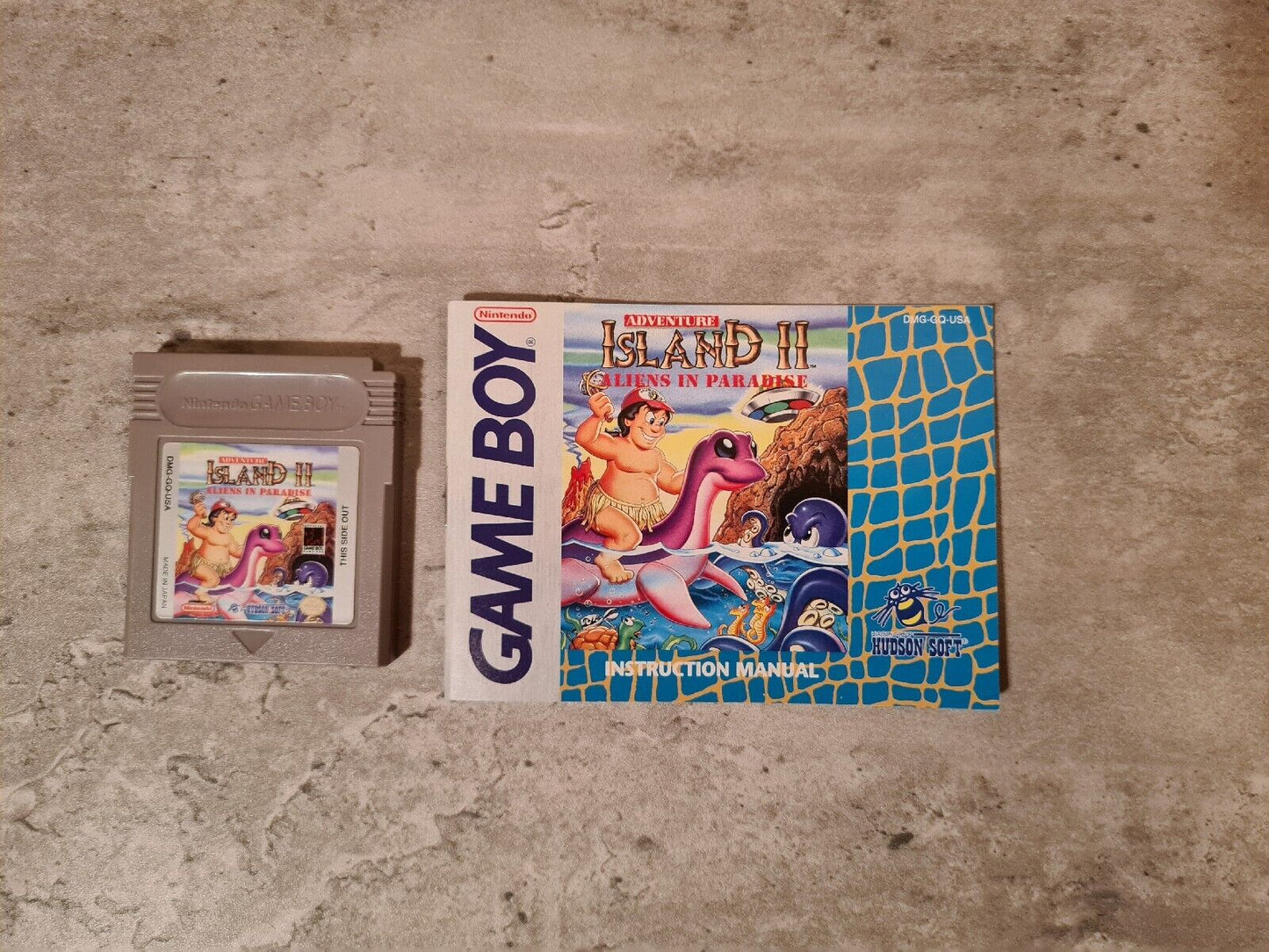 Game Boy Classic Adventure Island II Aliens in Paradise mit OVP + Anleitung USA