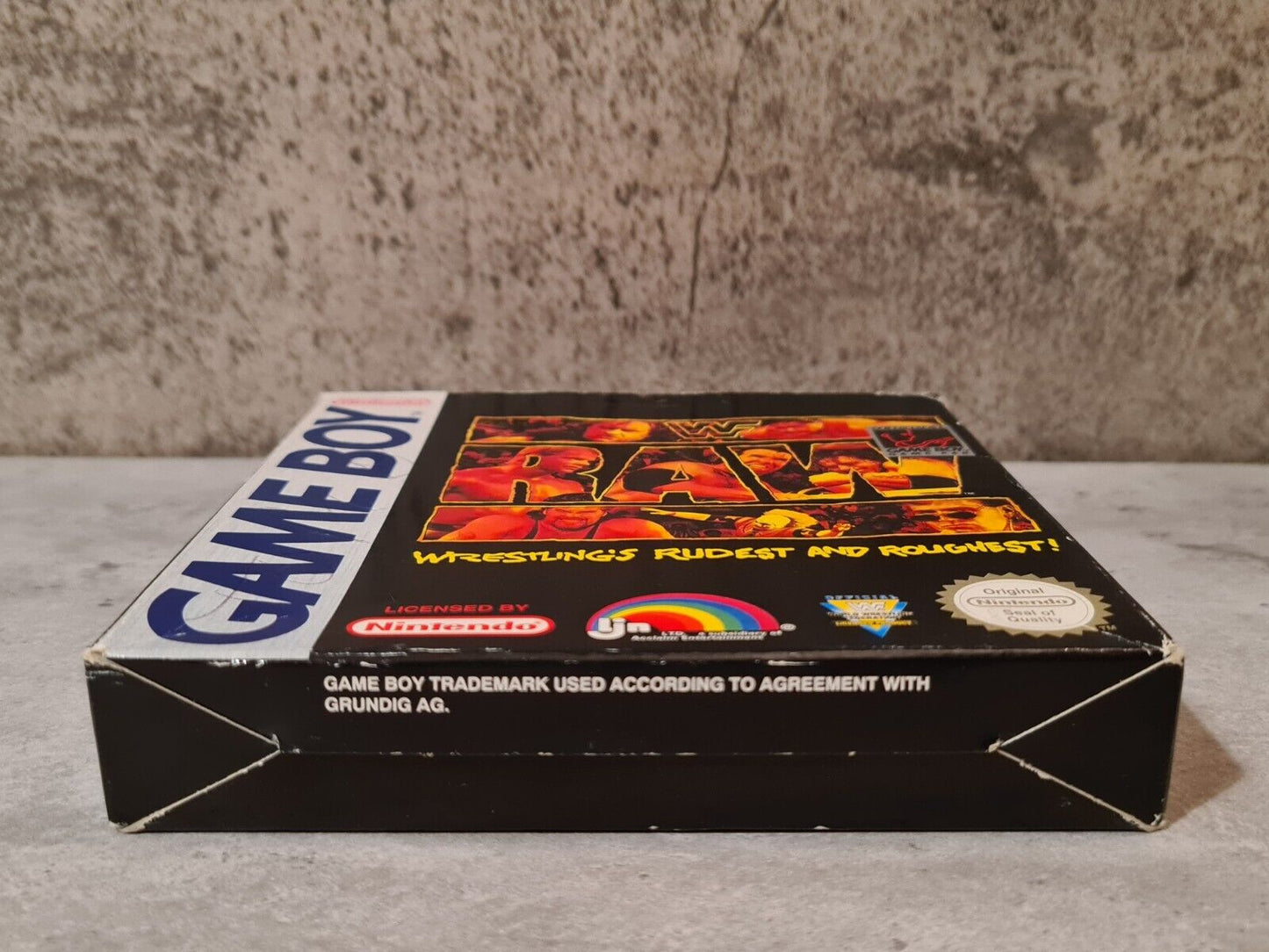 Nintendo Game Boy Classic WWF Raw mit OVP und Anleitung EUR - T-Retro-Games