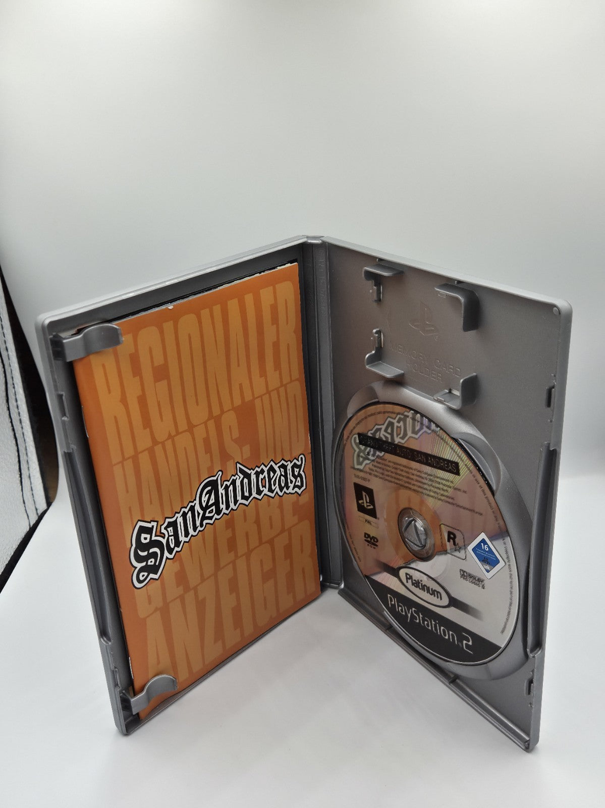 Playstation 2 Grand Theft Auto San Andreas mit OVP + Anleitung + Poster Deutsch