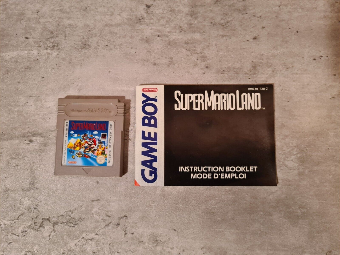 Nintendo Game Boy Classic Spiel Super Mario Land mit OVP und Anleitung FAH - T-Retro-Games