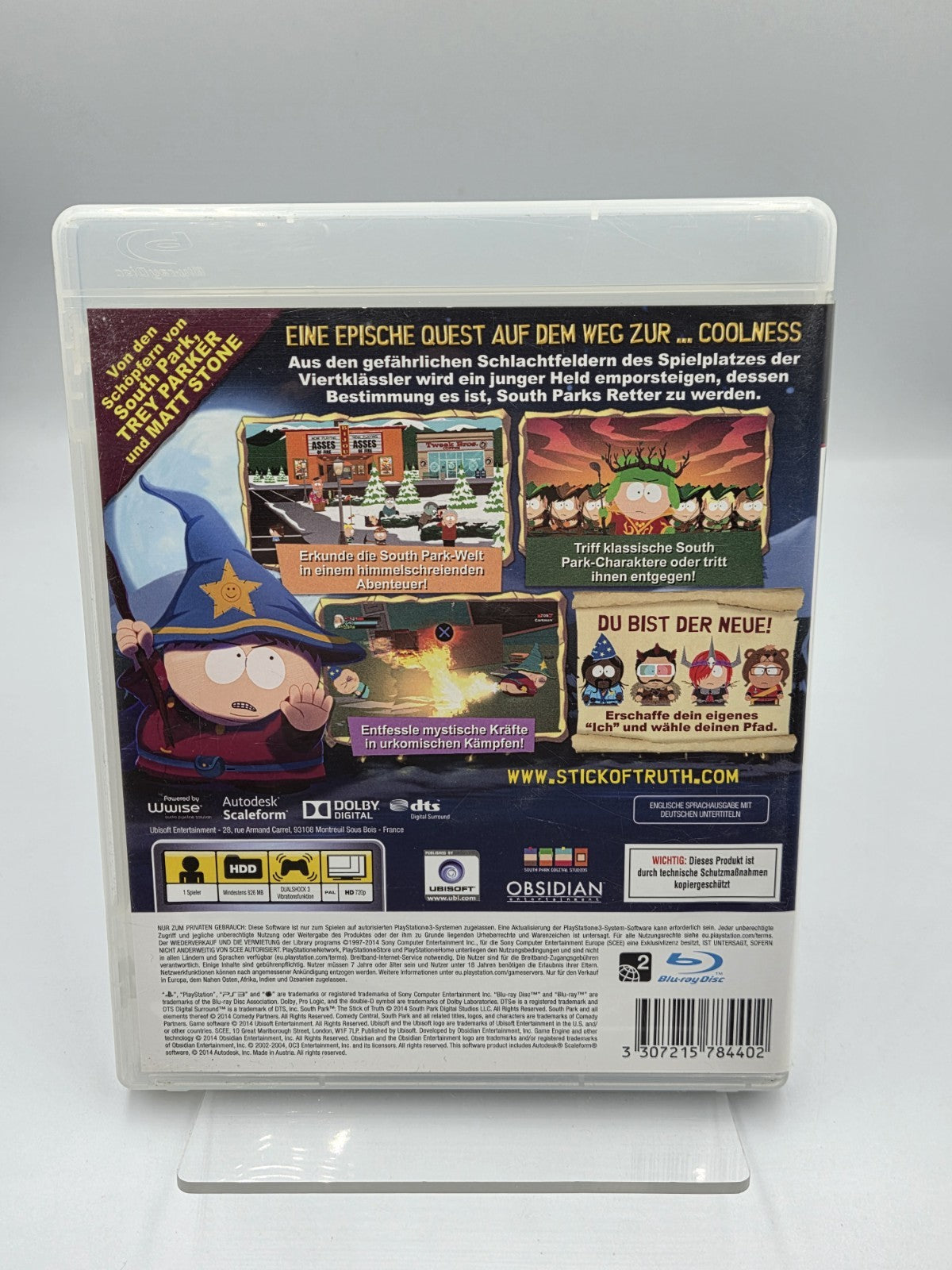 PS3 Playstation 3 Spiel South Park Der Stab Der Wahrheit mit OVP + Anleitung