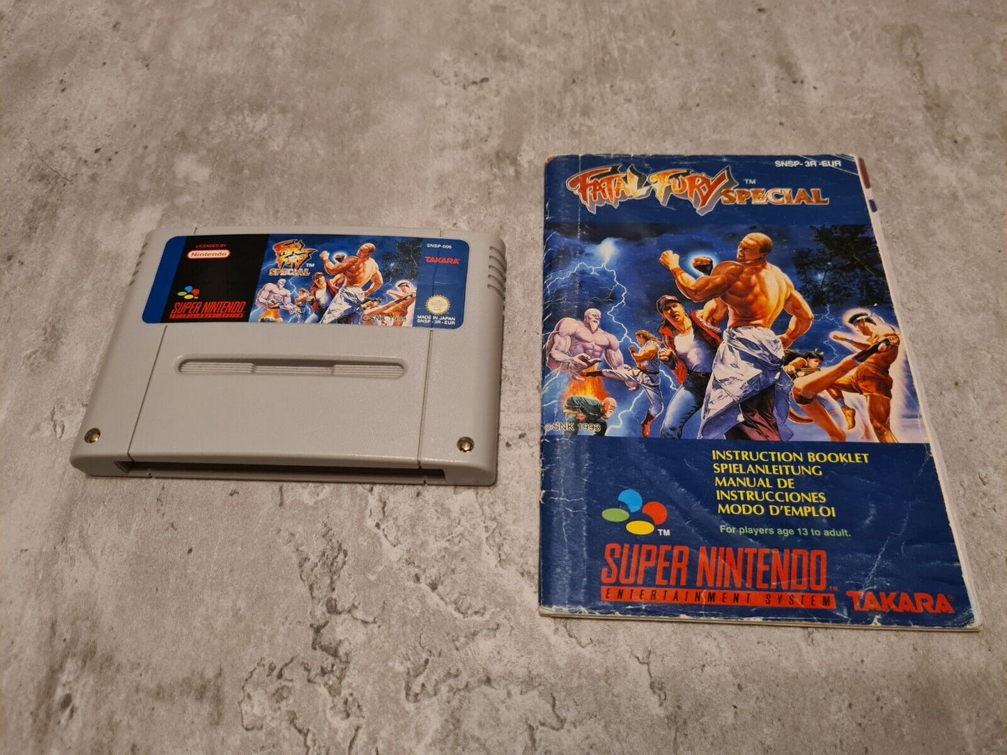 SNES Super Nintendo Fatal Fury Special mit OVP und Anleitung EUR - T-Retro-Games