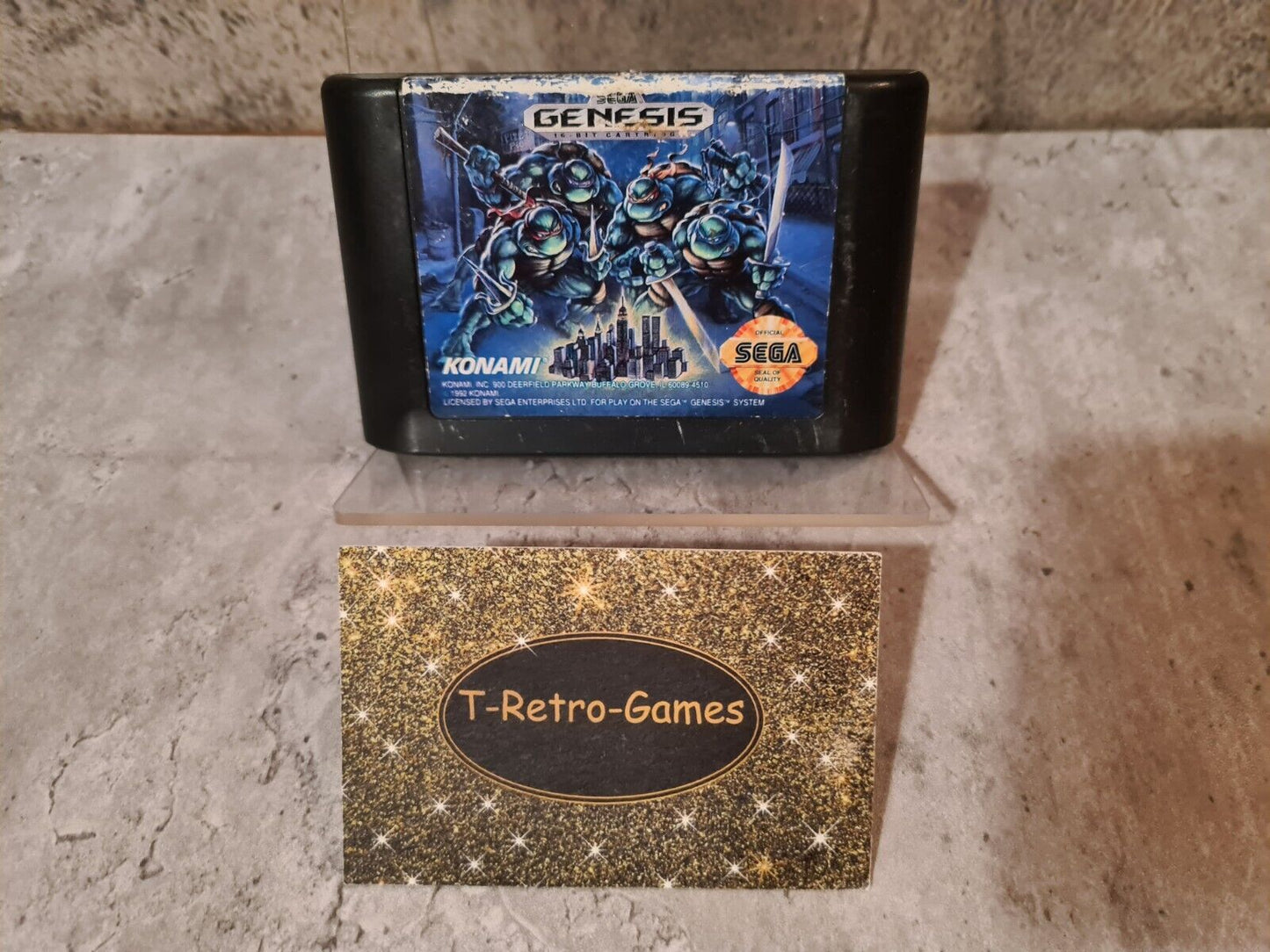 Sega Genesis Teenage Mutant Ninja Turtles The Hyperstone Heist Modul USA NTSC - T-Retro-Games