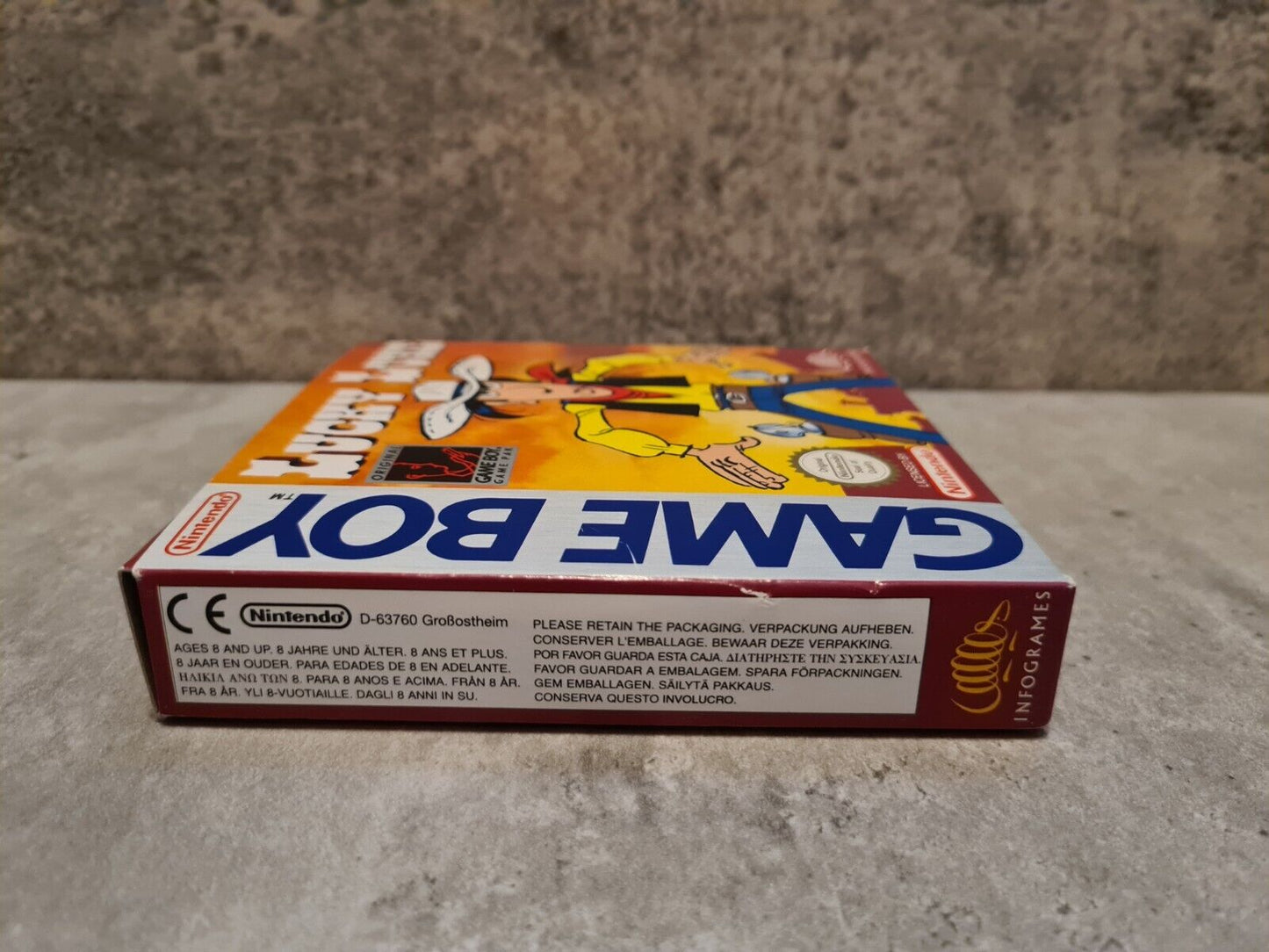 Nintendo Game Boy Classic Lucky Luke mit OVP und Anleitung + Poster FAH - T-Retro-Games