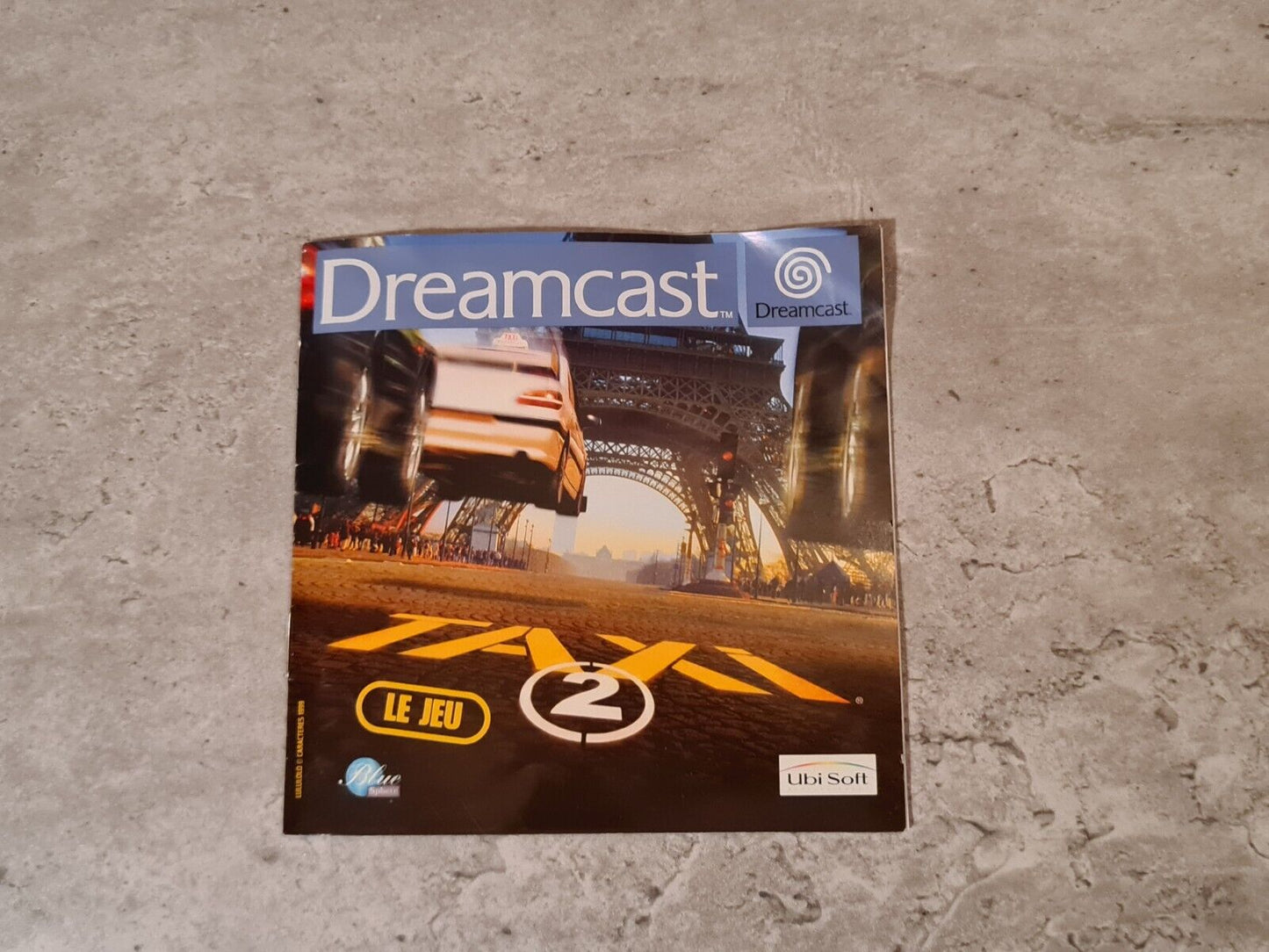 Sega Dreamcast Taxi 2 Le Jeu mit OVP und Anleitung French Language