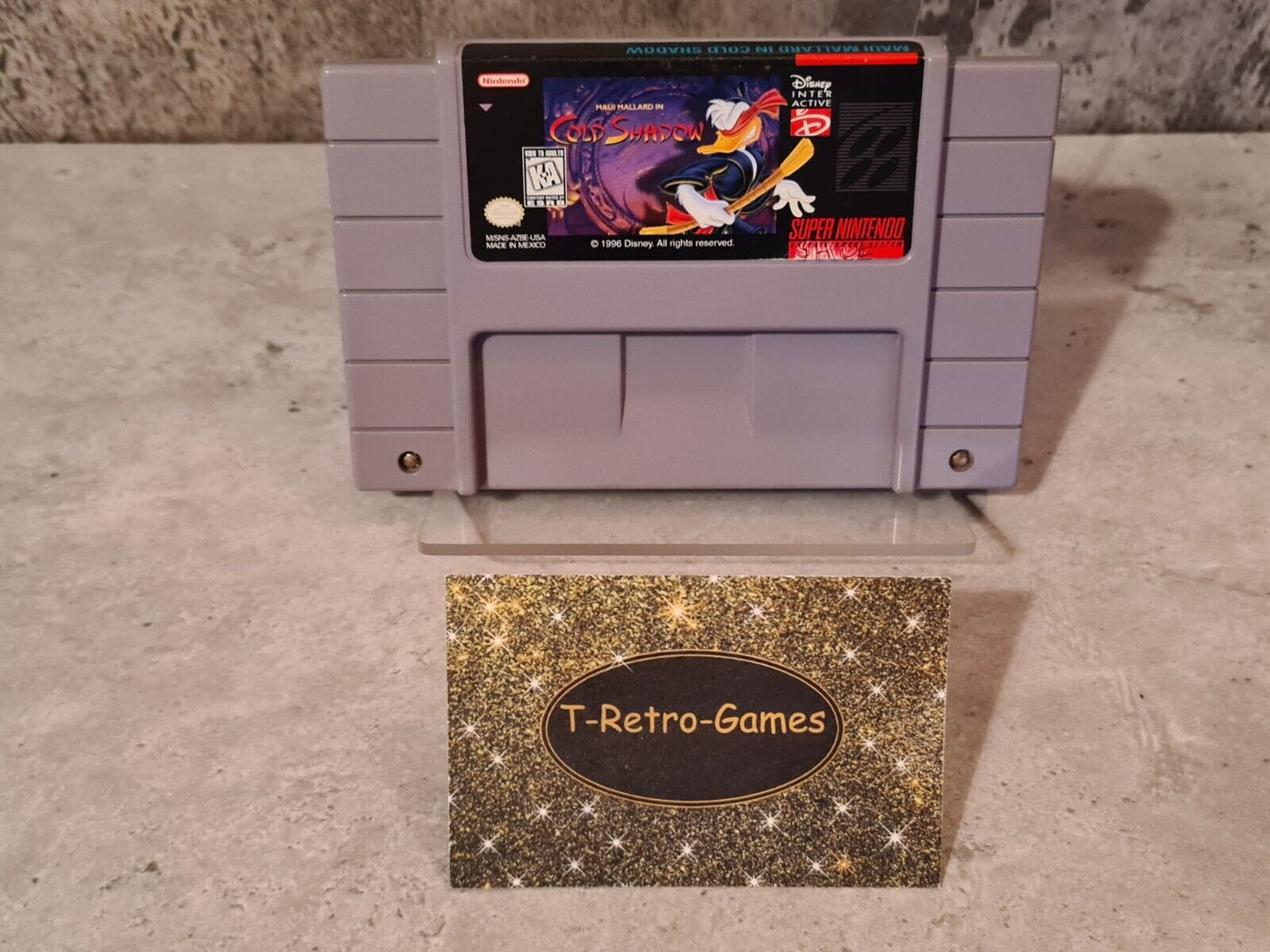 SNES Super Nintendo Maui Mallard in Cold Shadow NTSC USA Modul - T-Retro-Games
