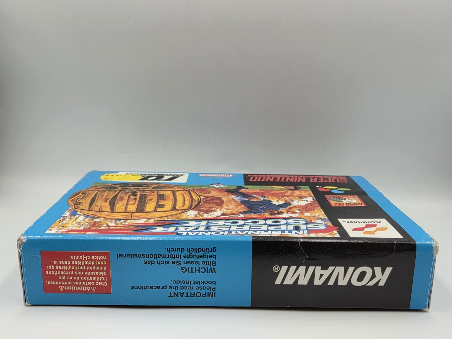 SNES International Superstar Soccer Deluxe mit OVP und Anleitung EUR