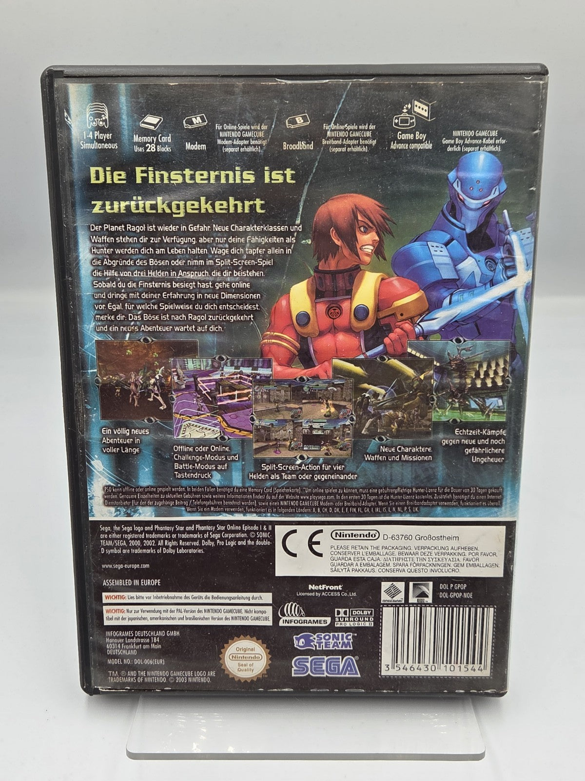 Nintendo GameCube Phantasy Star Online Episode I & II mit OVP NOE - T-Retro-Games