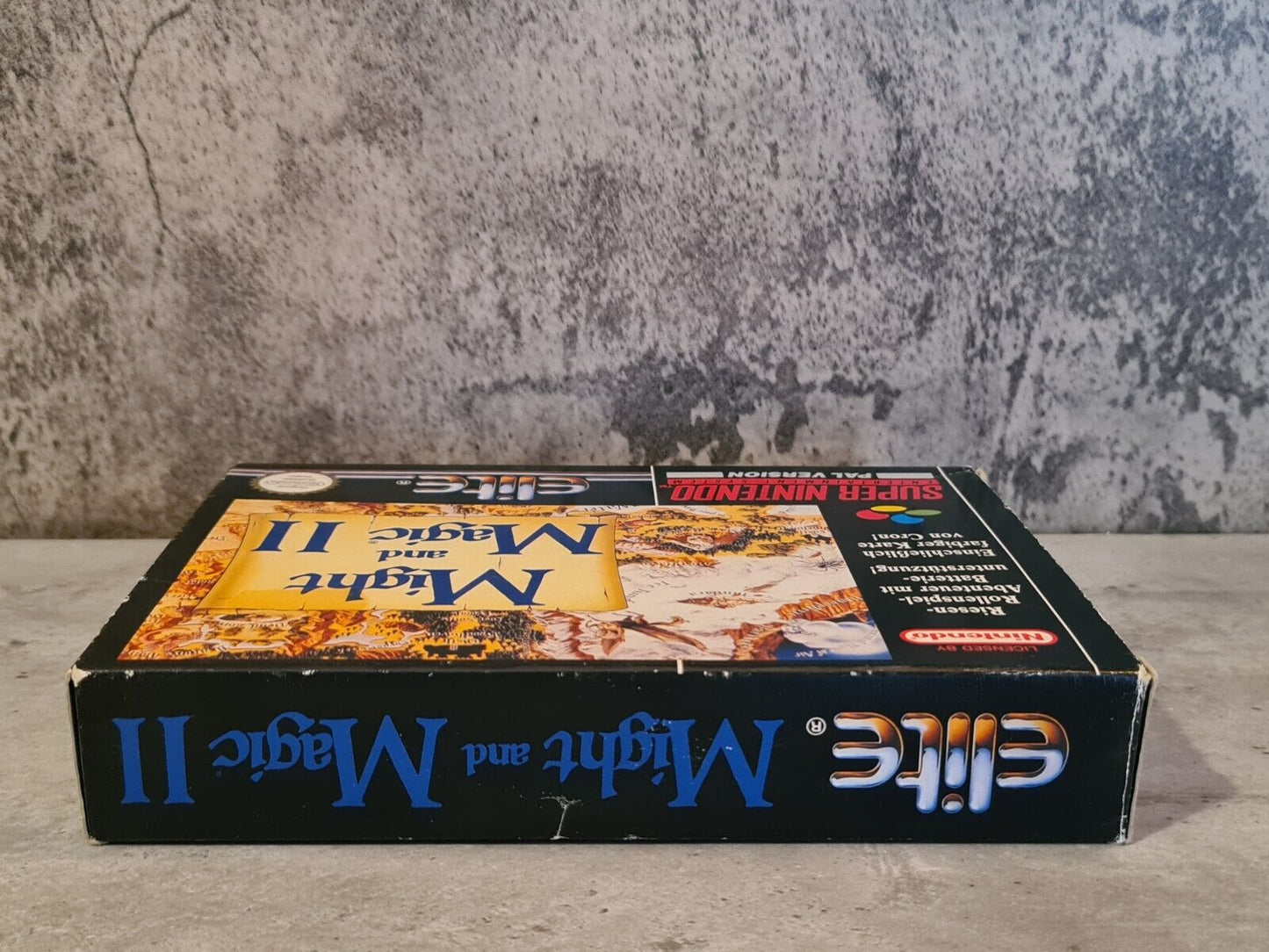 SNES Super Nintendo Might and Magic II mit OVP und Anleitung NOE/SFRG - T-Retro-Games