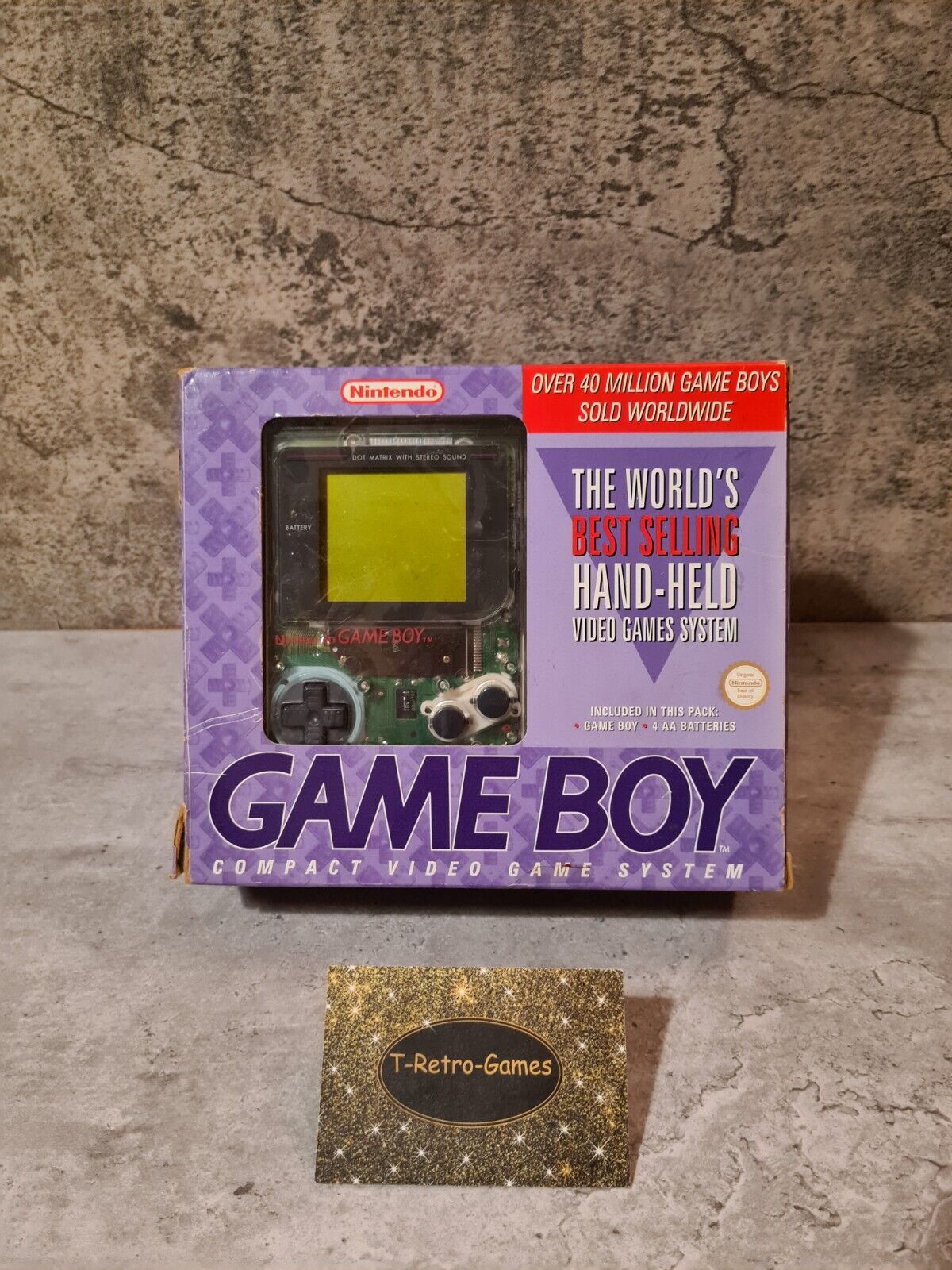 Game Boy Classic Transparent OVP UKV Special Edition - T-Retro-Games