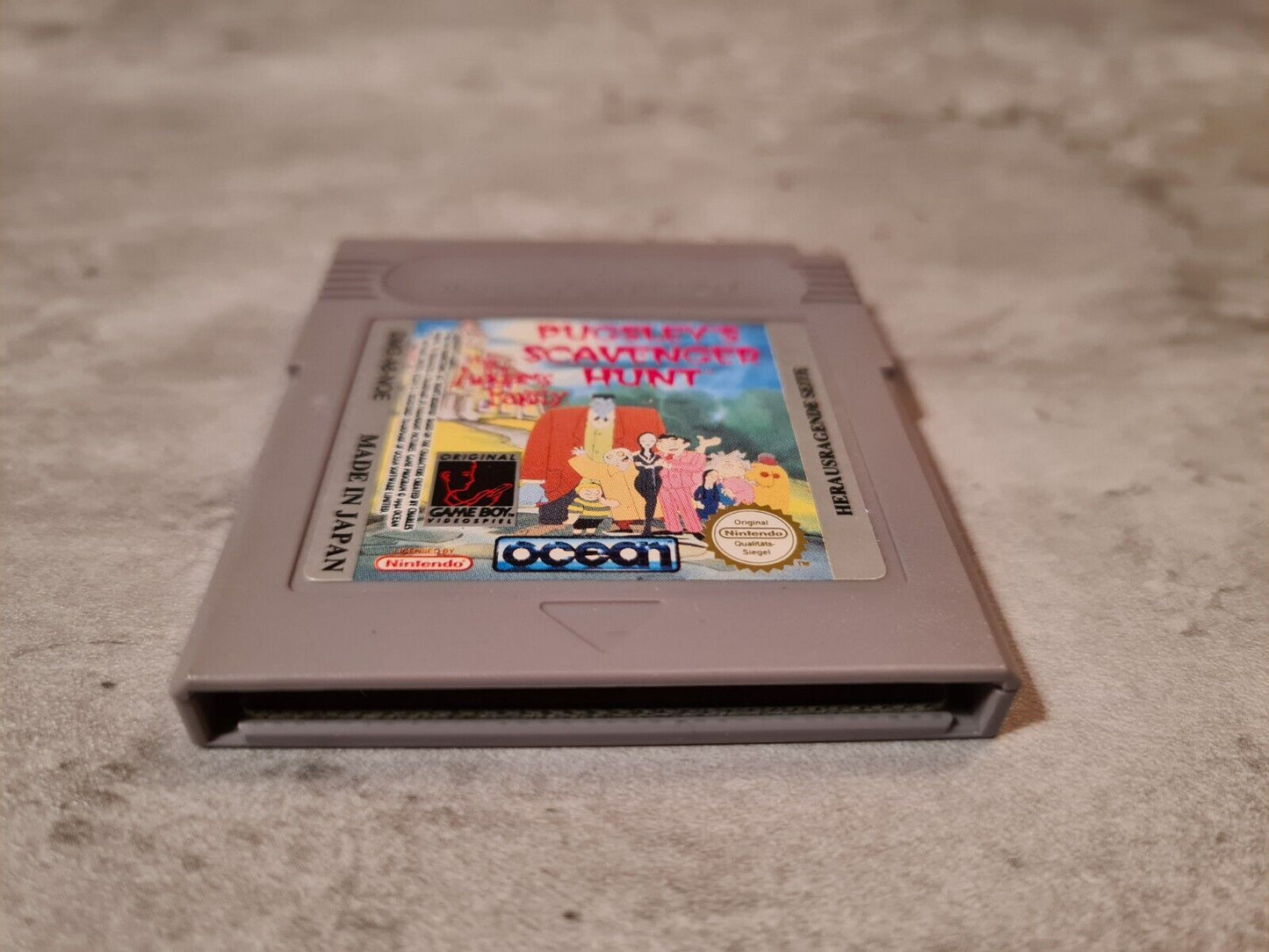 Nintendo Gameboy Classic The Addams Family Pugsley's Scavenger Hunt Modul NOE - T-Retro-Games