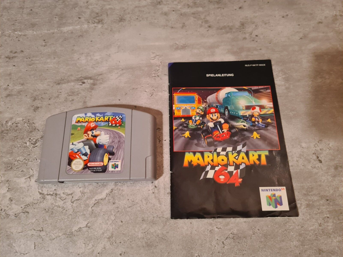 N64 Nintendo 64 Mario Kart 64 mit OVP und Anleitung NOE - T-Retro-Games