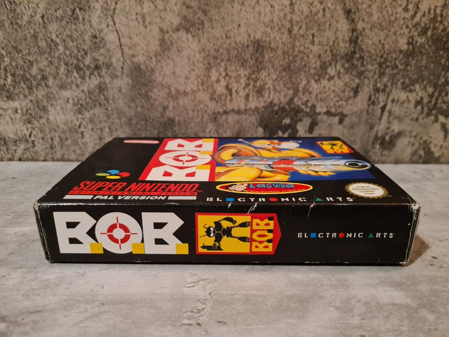SNES Super Nintendo B.O.B. mit OVP und Anleitung + Poster NOE - T-Retro-Games