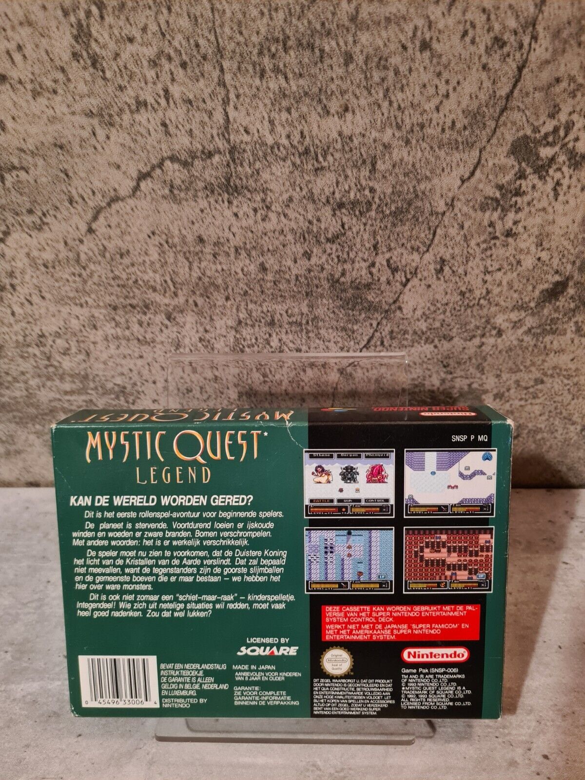 SNES Super Nintendo Mystic Quest Legend mit OVP und Anleitung + Poster HOL - T-Retro-Games