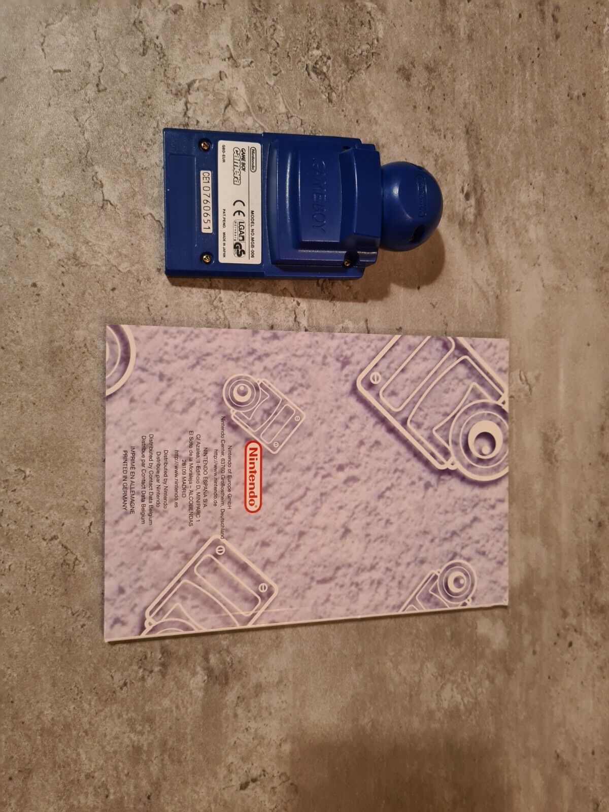 Nintendo Game Boy Classic Game Boy Camera Blau Blue OVP - T-Retro-Games